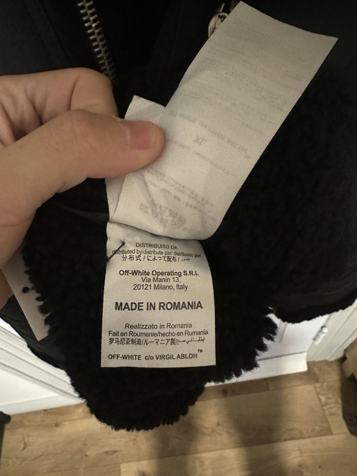 Off-White Off White Shearling Heavy Coat Size US XL / EU 56 / 4 - 6 Thumbnail