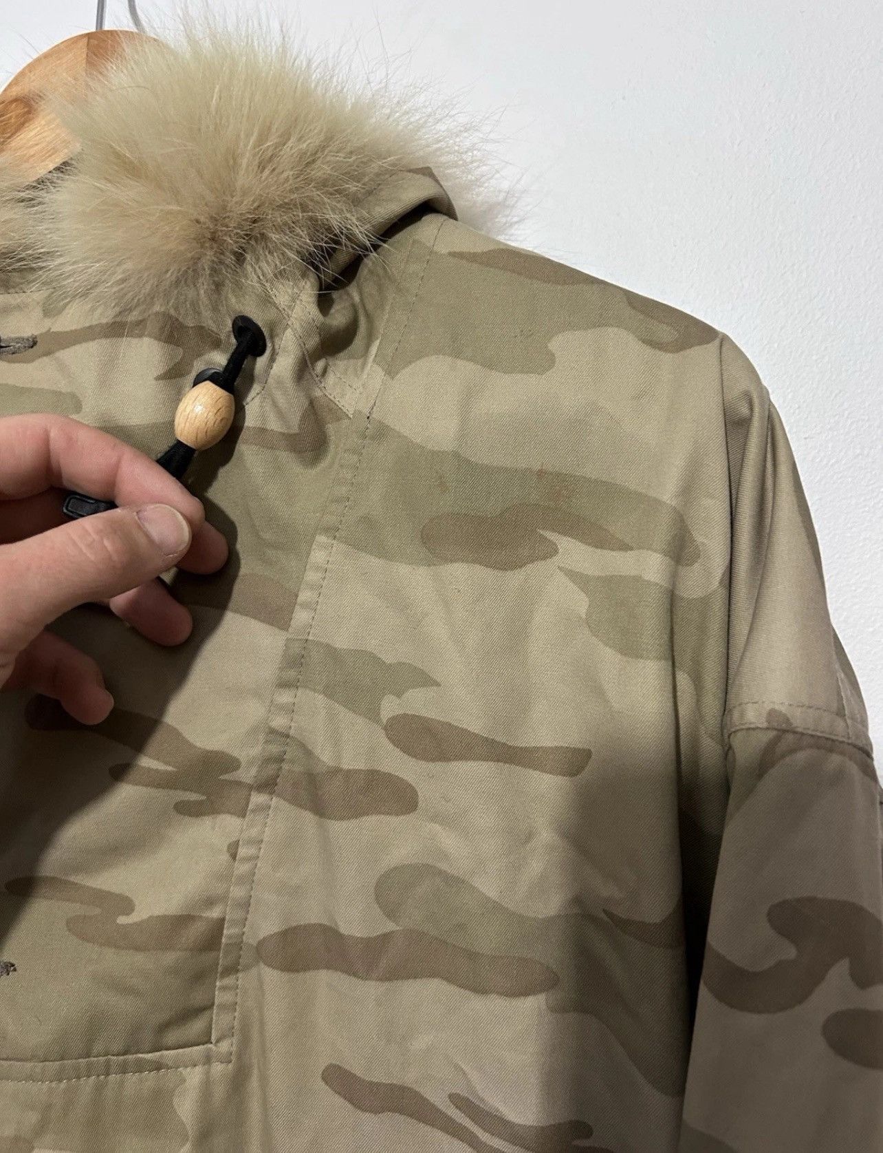 Griffin Griffin Reversible Camo Black And Beige Coat. Size Medium Size US M / EU 48-50 / 2 - 4 Thumbnail