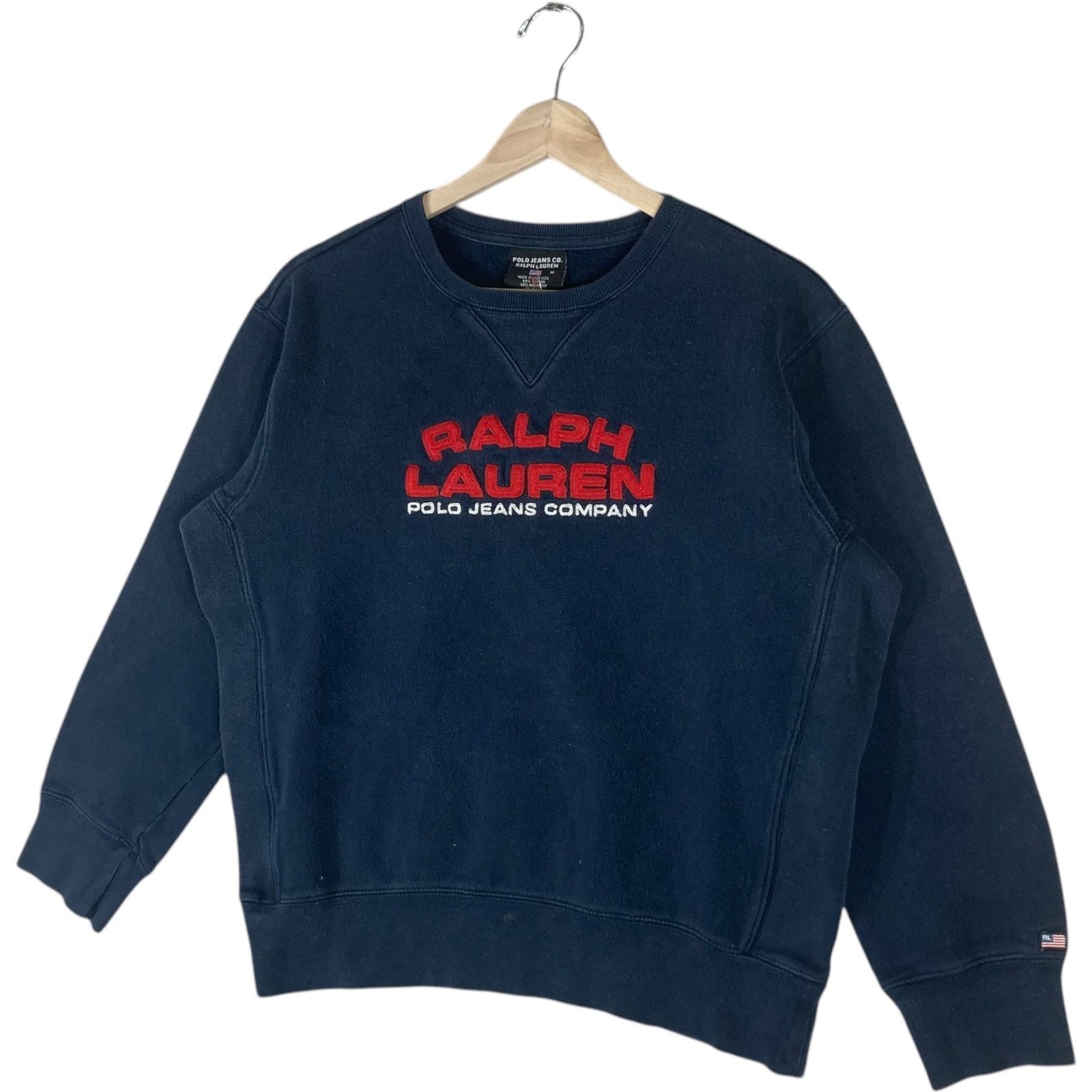 Polo Ralph Lauren Vintage Ralph Lauren Polo Jeans Co. Crewneck Men's M Size US M / EU 48-50 / 2 - 3 Thumbnail