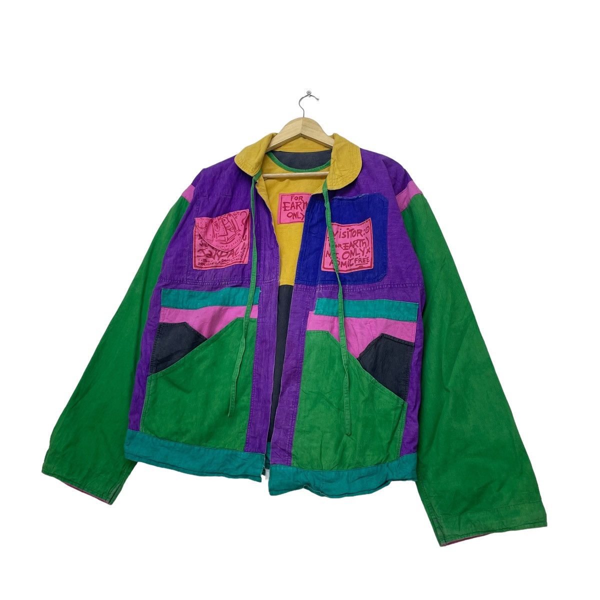 Jams World 💥Vtg Japanese Brand For Earth Only Multi Colour Button Less Size US M / EU 48-50 / 2 - 4 Thumbnail
