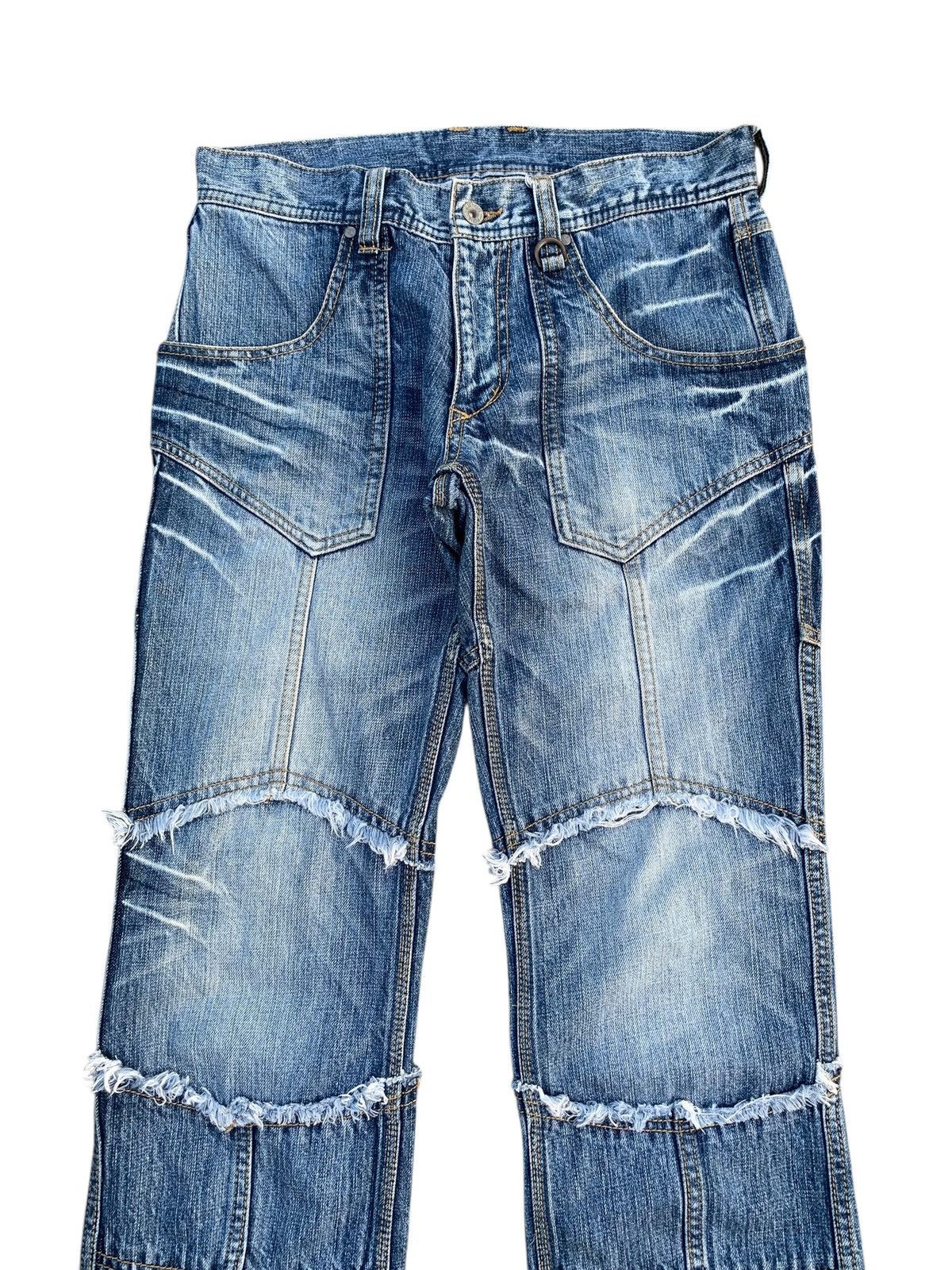 HIDEAWAYS RARE💥NICOLE CLUB HIDEWAYS HAGI JAPANESE DISTRESSED DENIM Size US 31 - 5 Thumbnail
