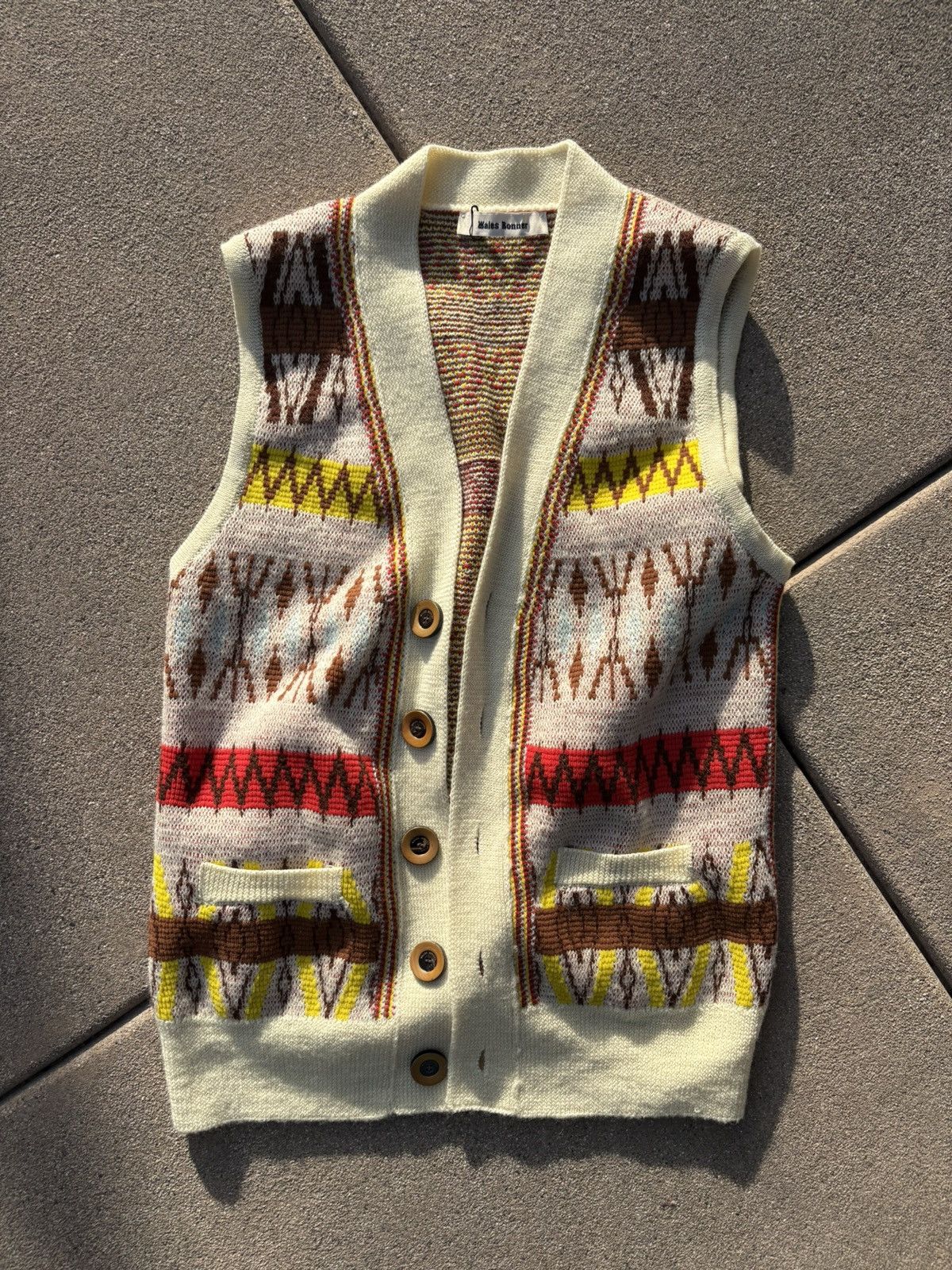 Wales Bonner Wales Bonner Sweater Vest Size US S / EU 44-46 / 1 - 1 Thumbnail