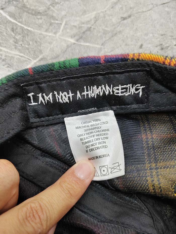 Vintage Vintage I Am Not A Human Being Rare Distressed Cap Hat Size ONE SIZE - 7 Thumbnail