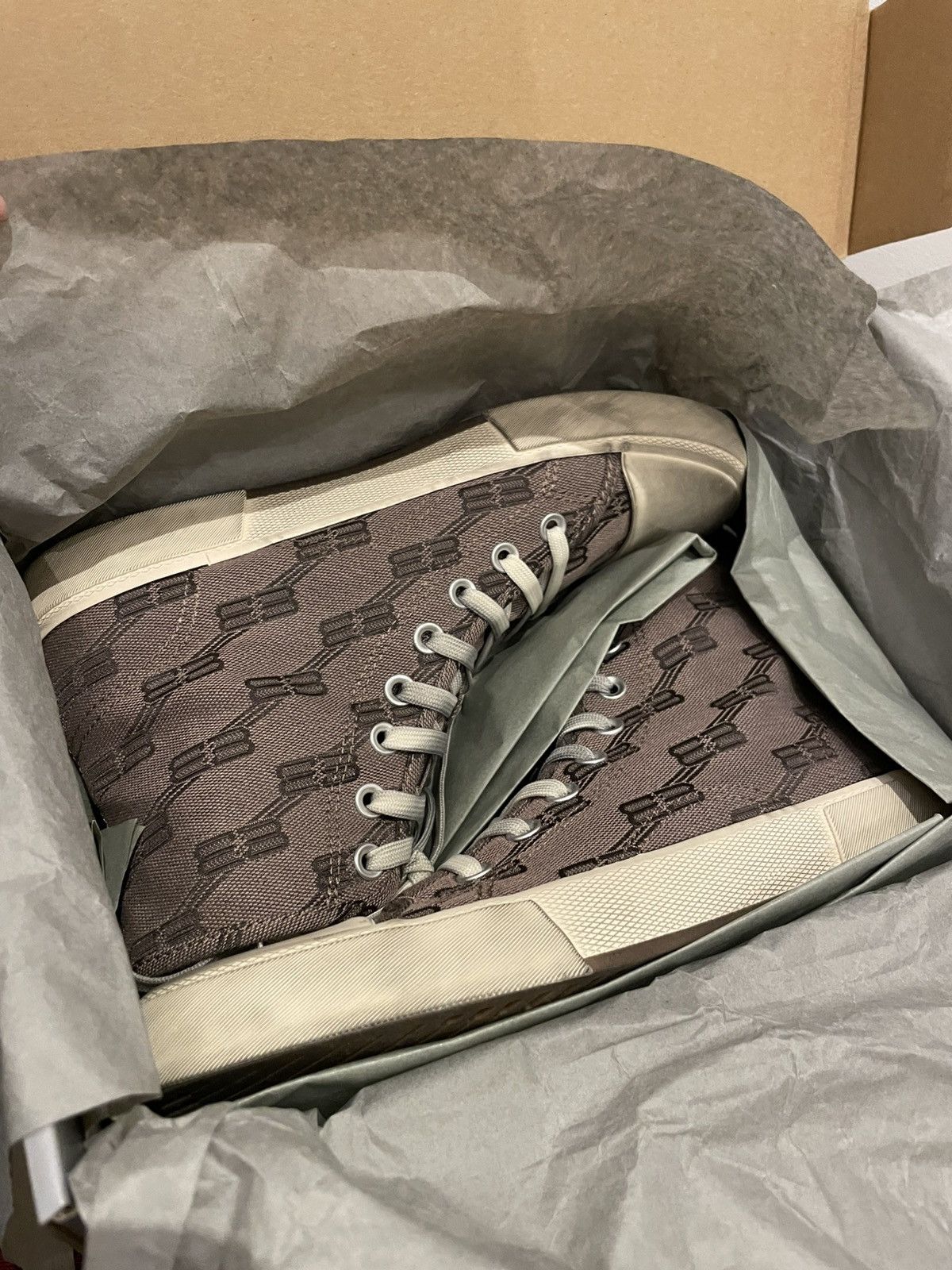 Balenciaga Balenciaga Paris High Top Sneaker Size US 8 / EU 41 - 5 Thumbnail