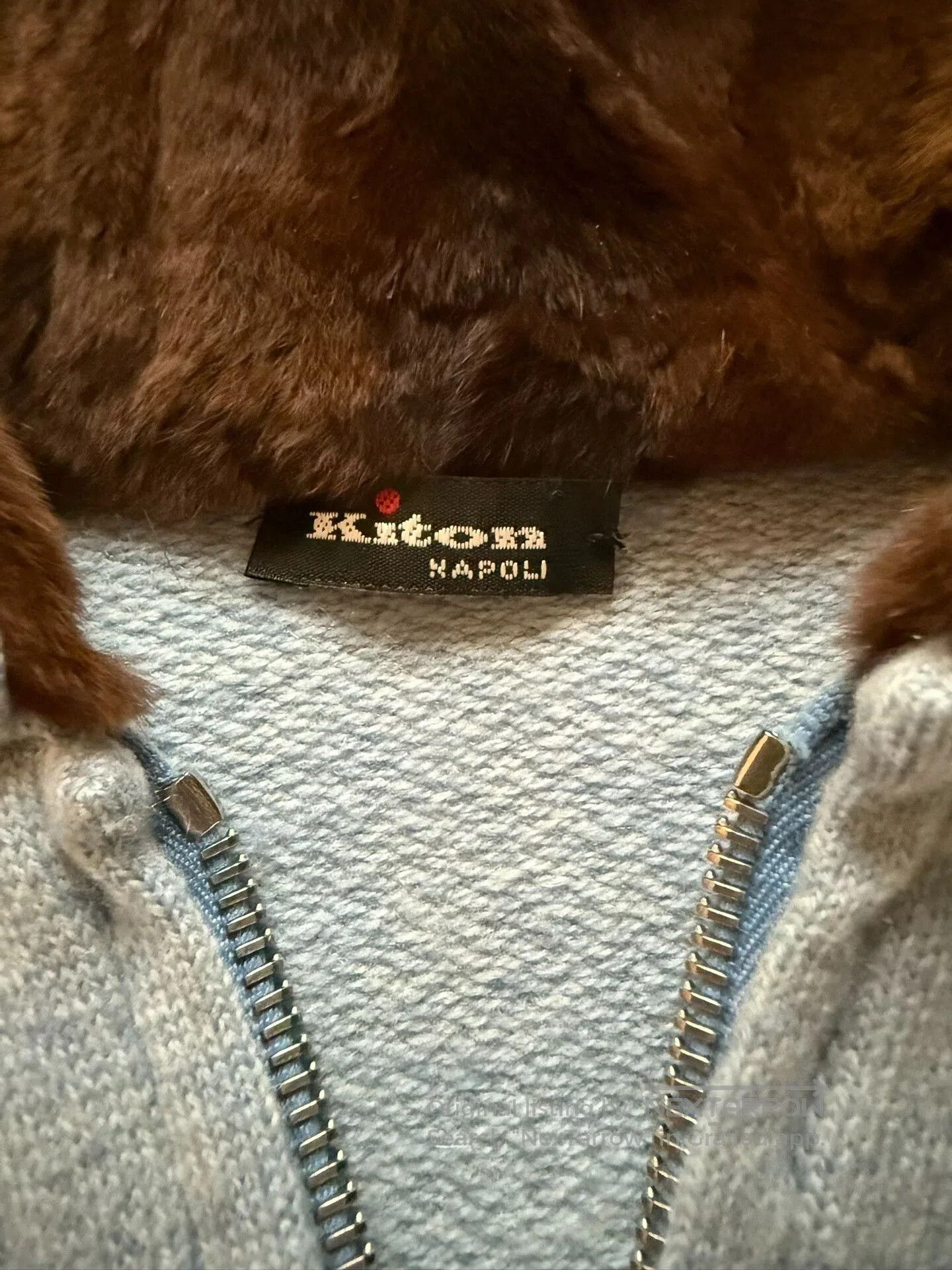 Kiton Kiton Cashmere Mink Hooded Coat S. Size US S / EU 44-46 / 1 - 4 Thumbnail