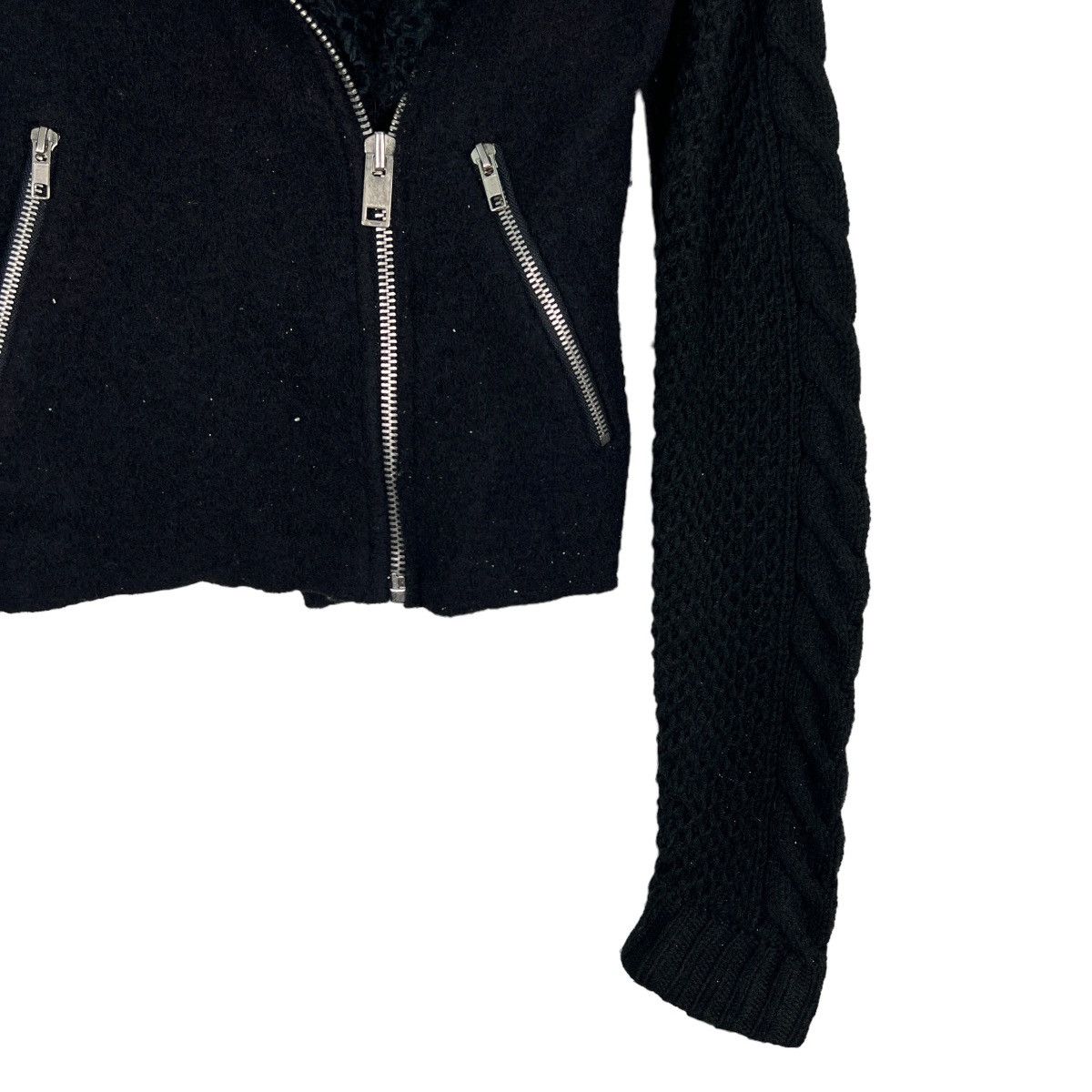 Diesel 🔥 DIESEL DOUBLE COLAR WOOL MOTO RIDERS STYLE JACKET Size US S / EU 44-46 / 1 - 5 Thumbnail