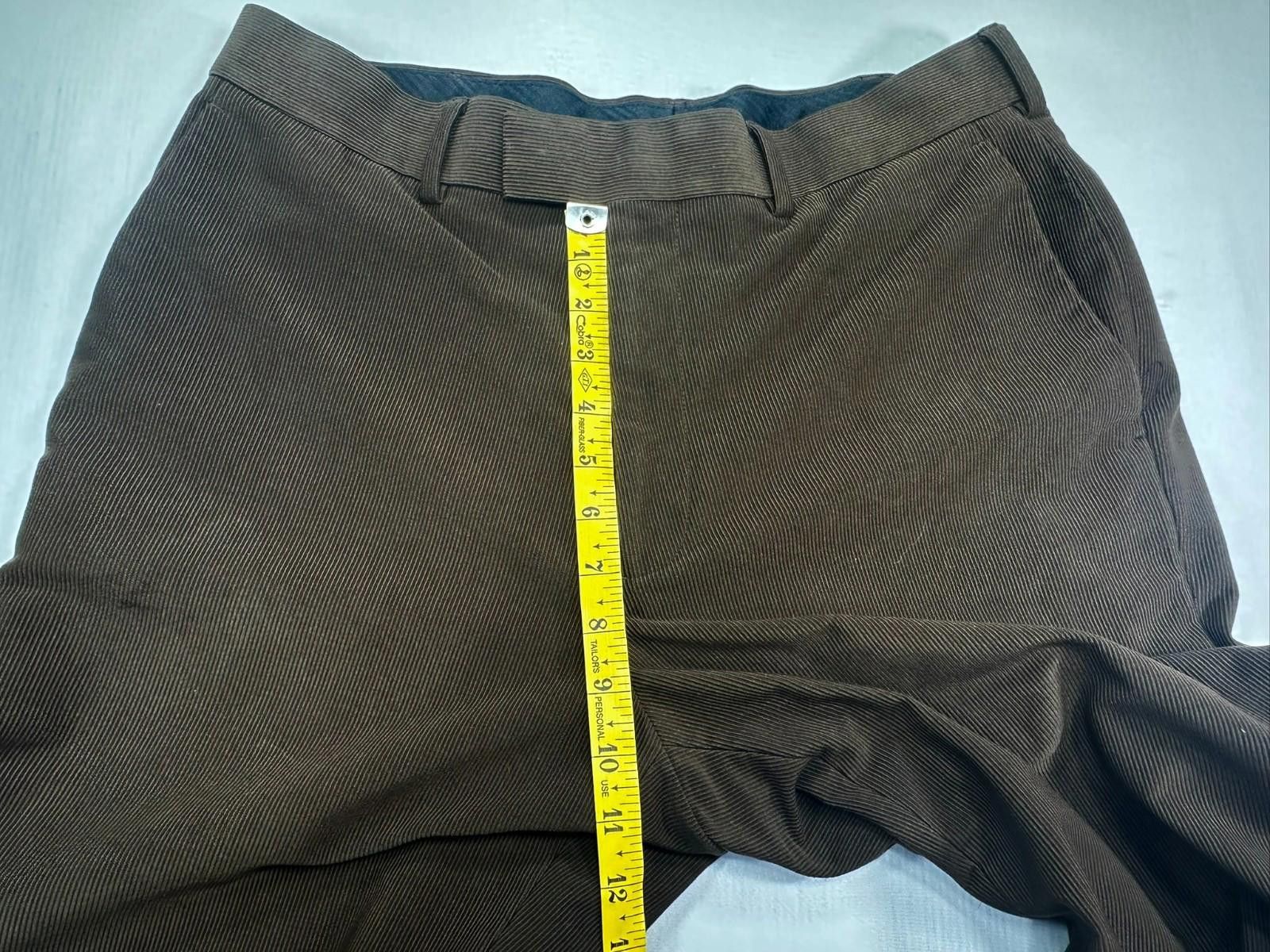Axist A(x)ist Flat Front Straight Leg Corduroy Chinos Brown 32/32 Size US 32 / EU 48 - 4 Thumbnail