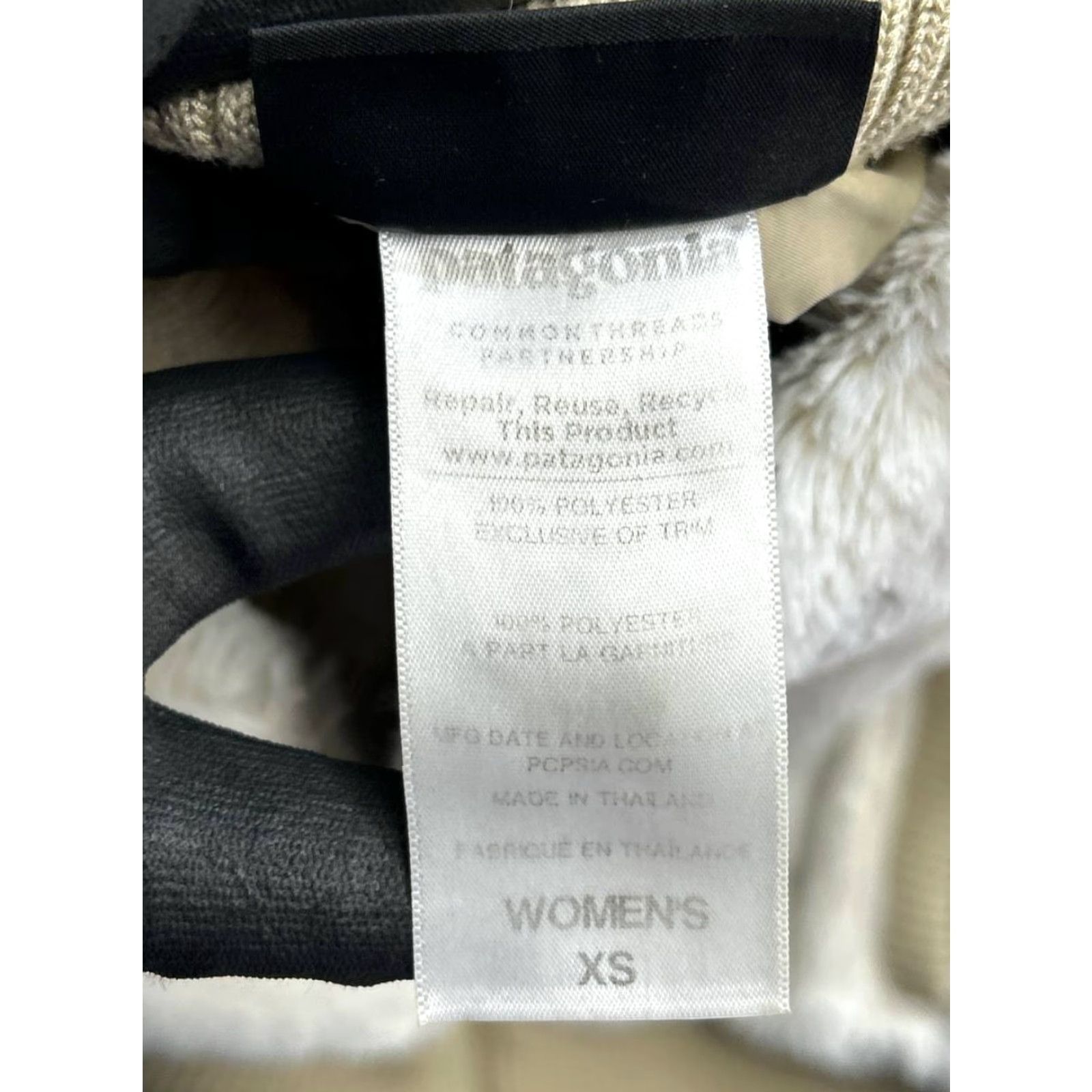 Patagonia Patagonia Jacket Womens XS White Brown Faux Fur Full Zip Outdoor Conejo Mid-Length Size XS / US 0-2 / IT 36-38 - 4 Thumbnail