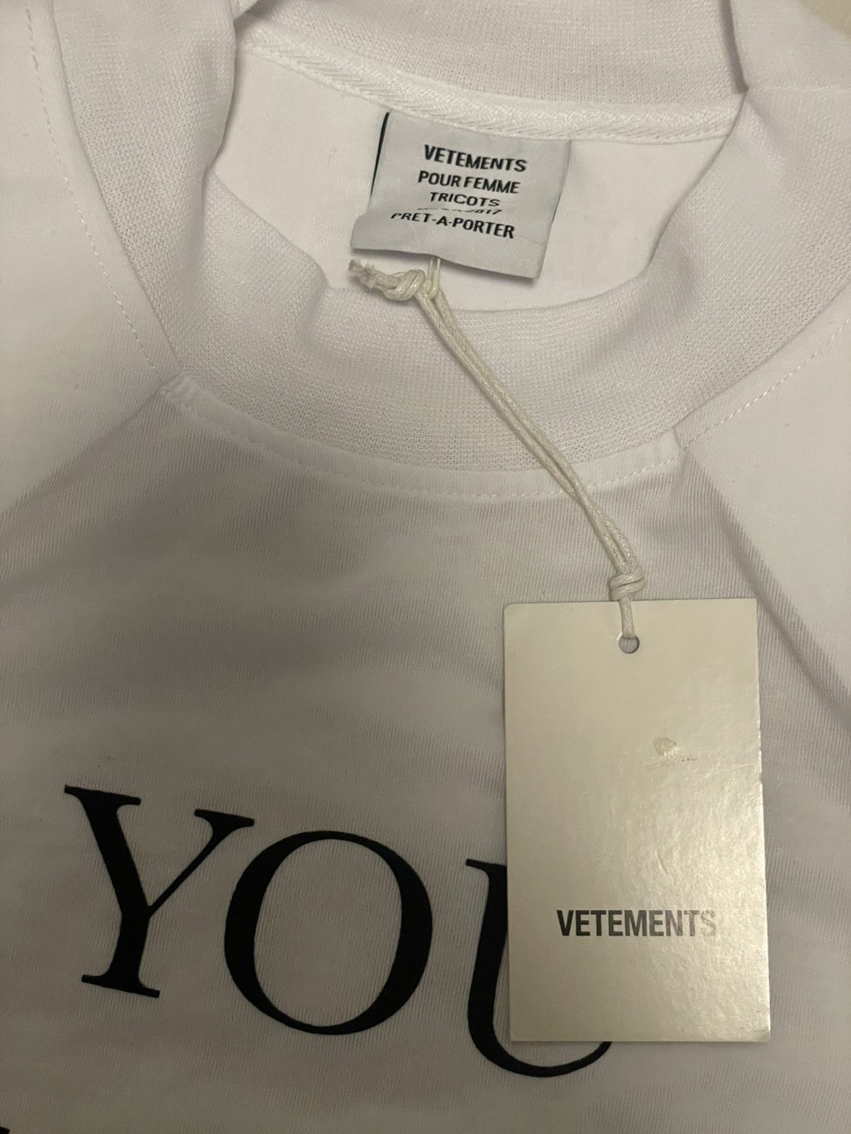 Vetements VETEMENTS FW16 “YOU FUCK'N ASSHOLE" Football T-Shirt M Size US L / EU 52-54 / 3 - 3 Thumbnail