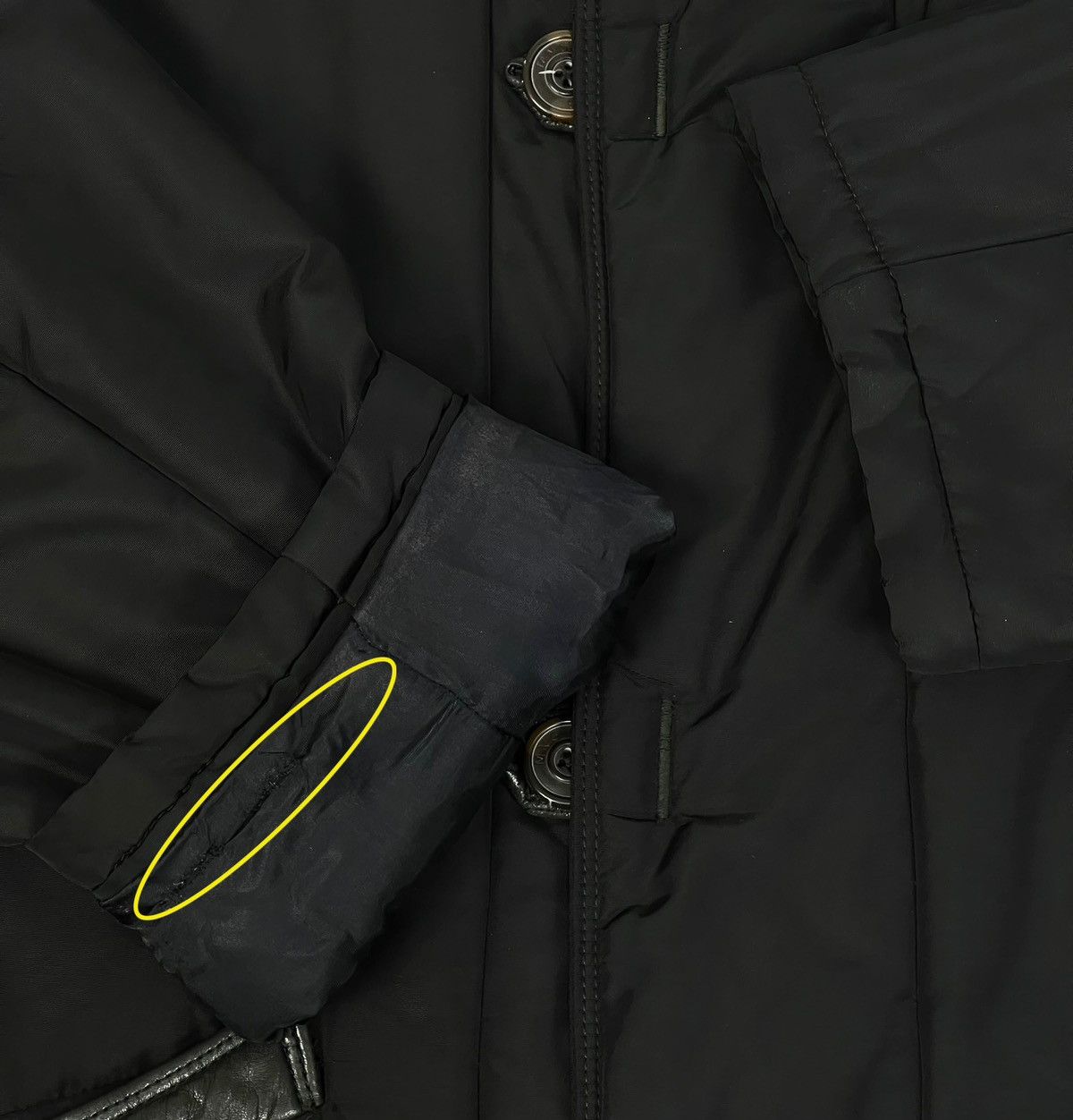 Gimo's Vintage Gimo’s Technical Jacket Black Leather Designer Coat Size US L / EU 52-54 / 3 - 17 Thumbnail