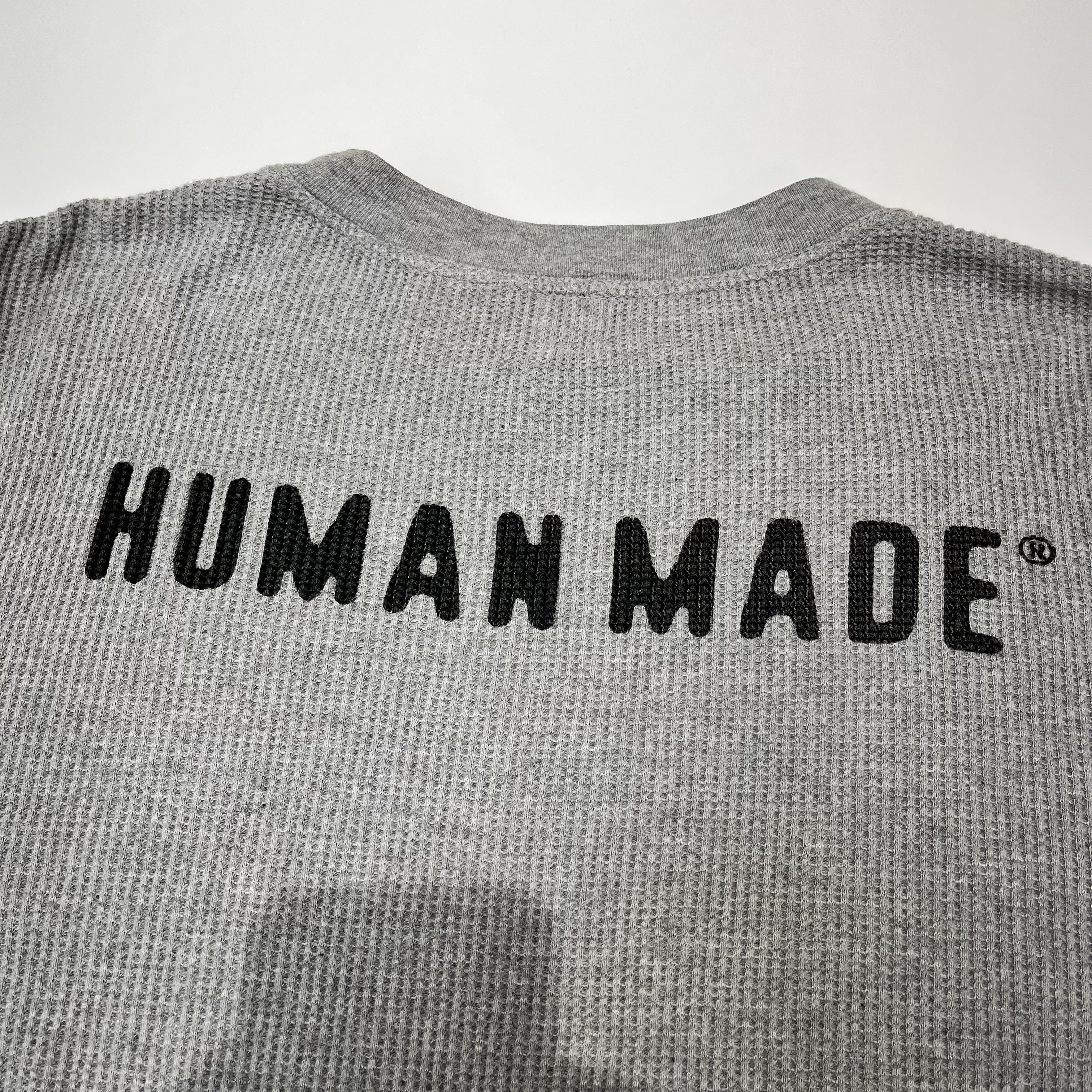 Human Made Human Made Thermal L/S T-Shirt Grey Size US S / EU 44-46 / 1 - 4 Thumbnail