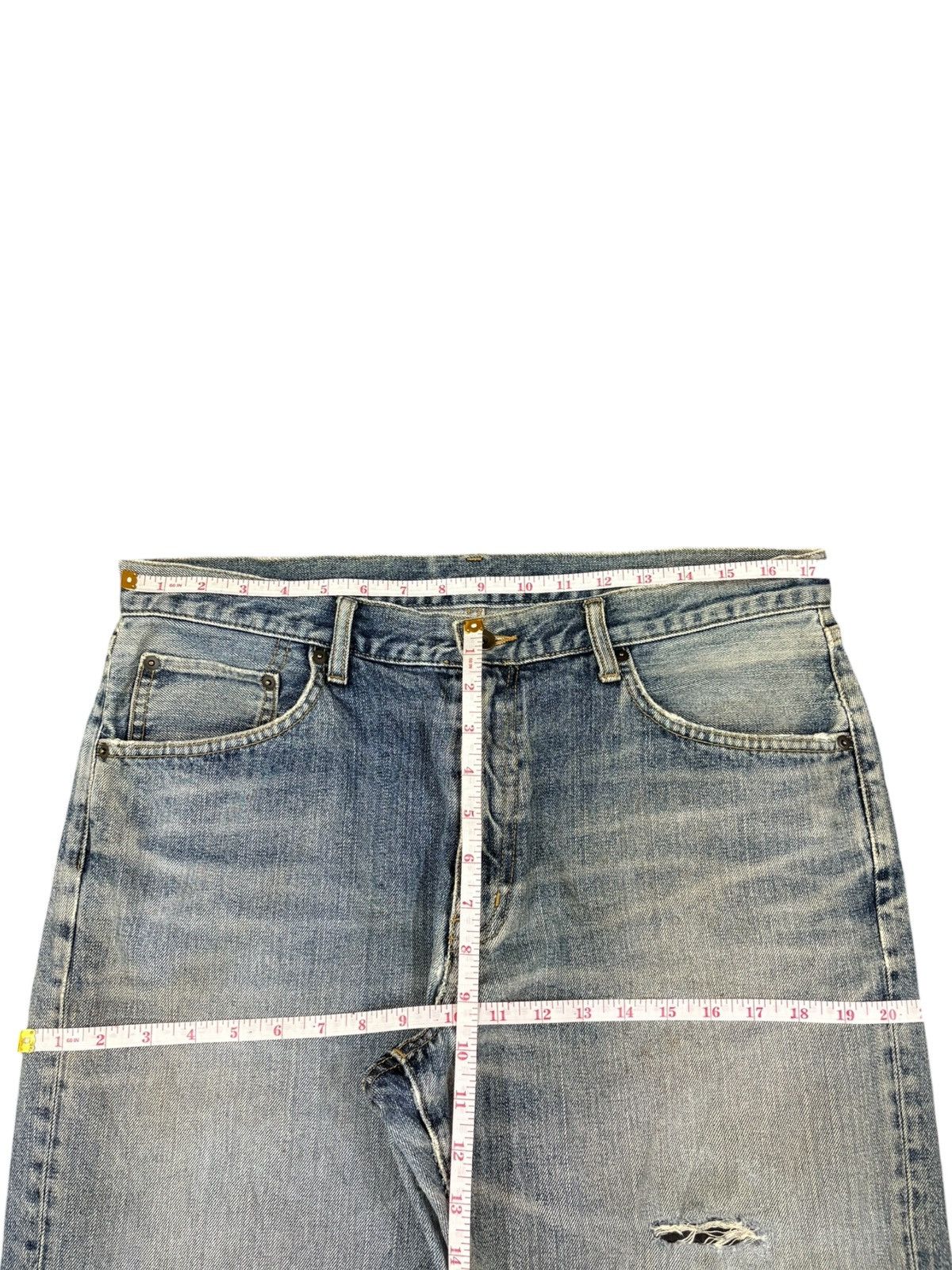 Uniqlo Vintage Japanese Uniqlo Mud Wash Distressed Baggy Jeans Size US 35 - 11 Thumbnail