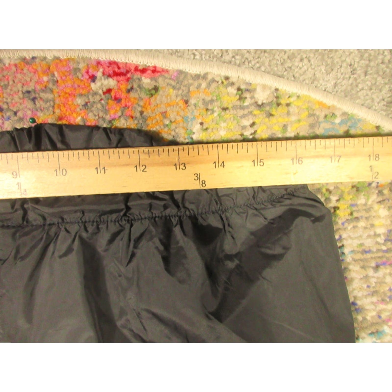 Vintage VTG REI Gor Tex Rain Pants Mens L Black Lightweight Packable Zip Ankles USA Size US 33 - 6 Thumbnail