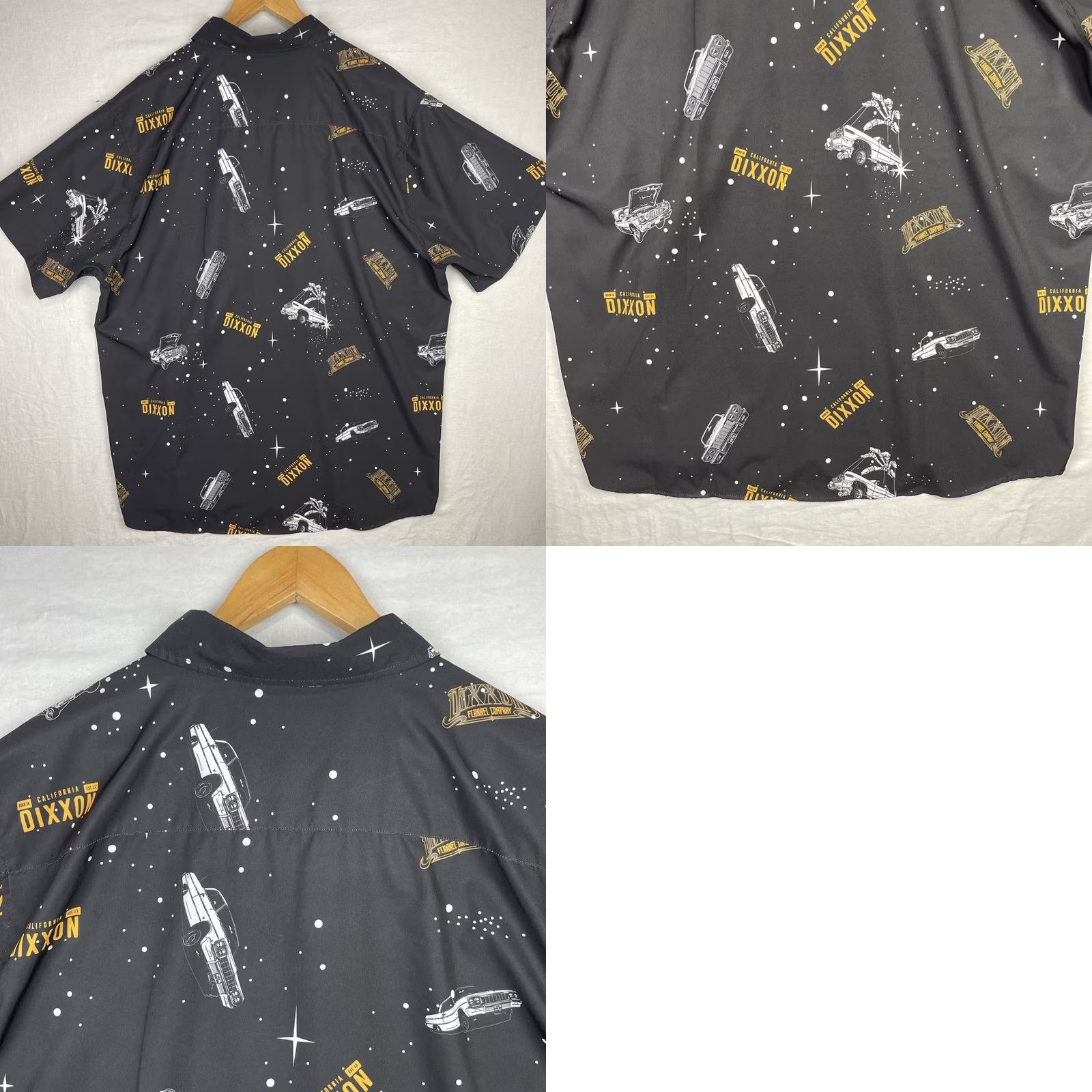 Vintage Dixxon Flannel Co. Shirt Mens 2XL Black California Lowrider D-Lite Short Sleeve Pocket Button-Up Collar-Down Classic All Seasons Pockets 2XL Mens Size US XXL / EU 58 / 5 - 9 Thumbnail