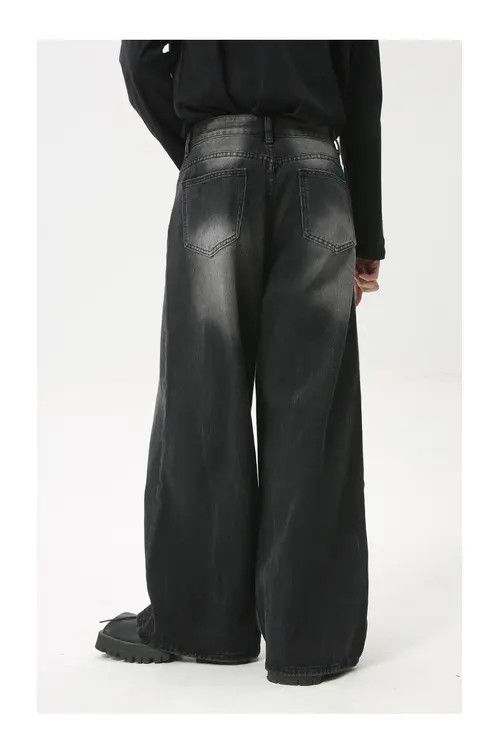 Japanese Brand VIBE American high street retro whisker washed jeans Size US 32 / EU 48 - 6 Thumbnail