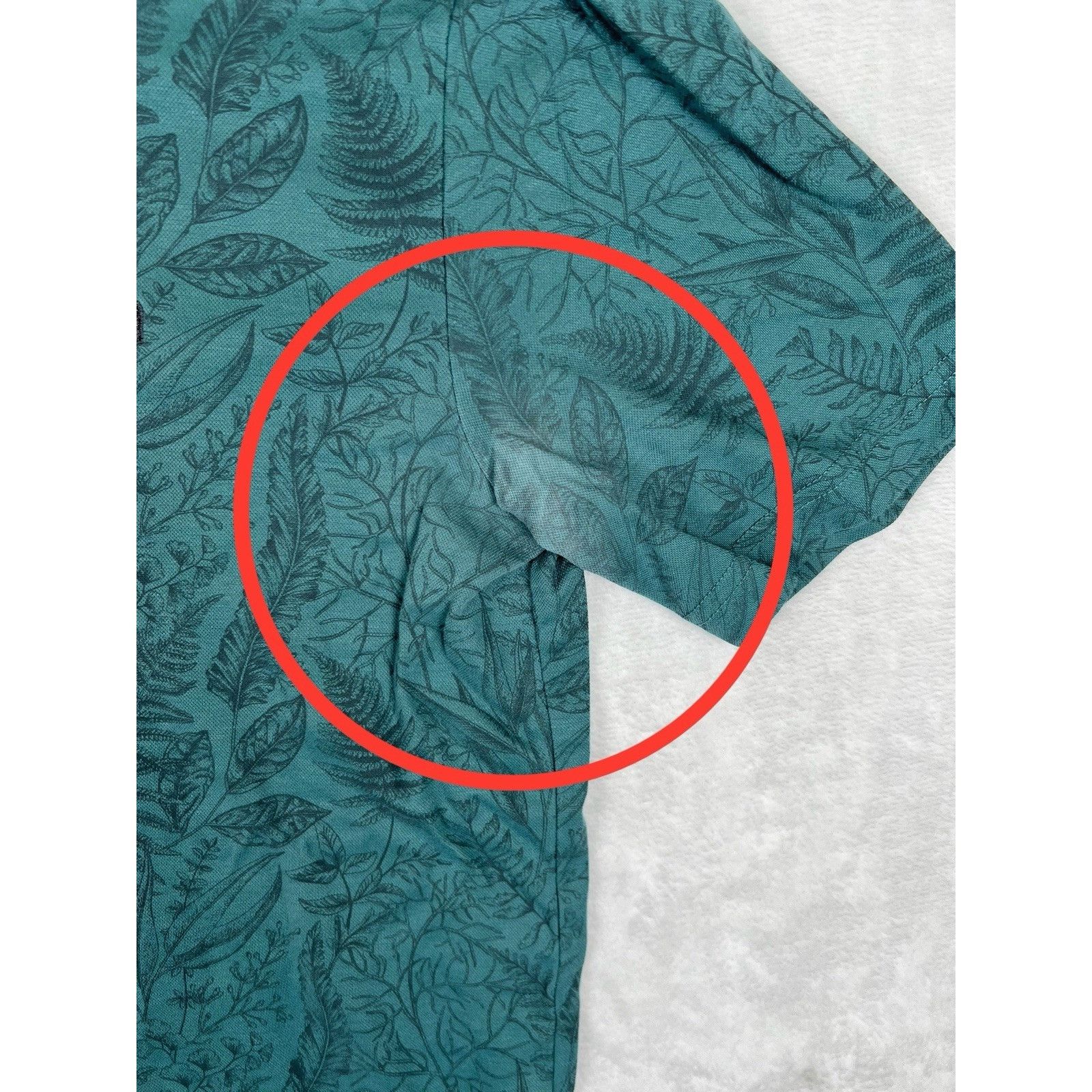TravisMathew Travis Mathew Men’s Hidden Falls Leaf Pima Polo Shirt Size M Size US M / EU 48-50 / 2 - 3 Thumbnail
