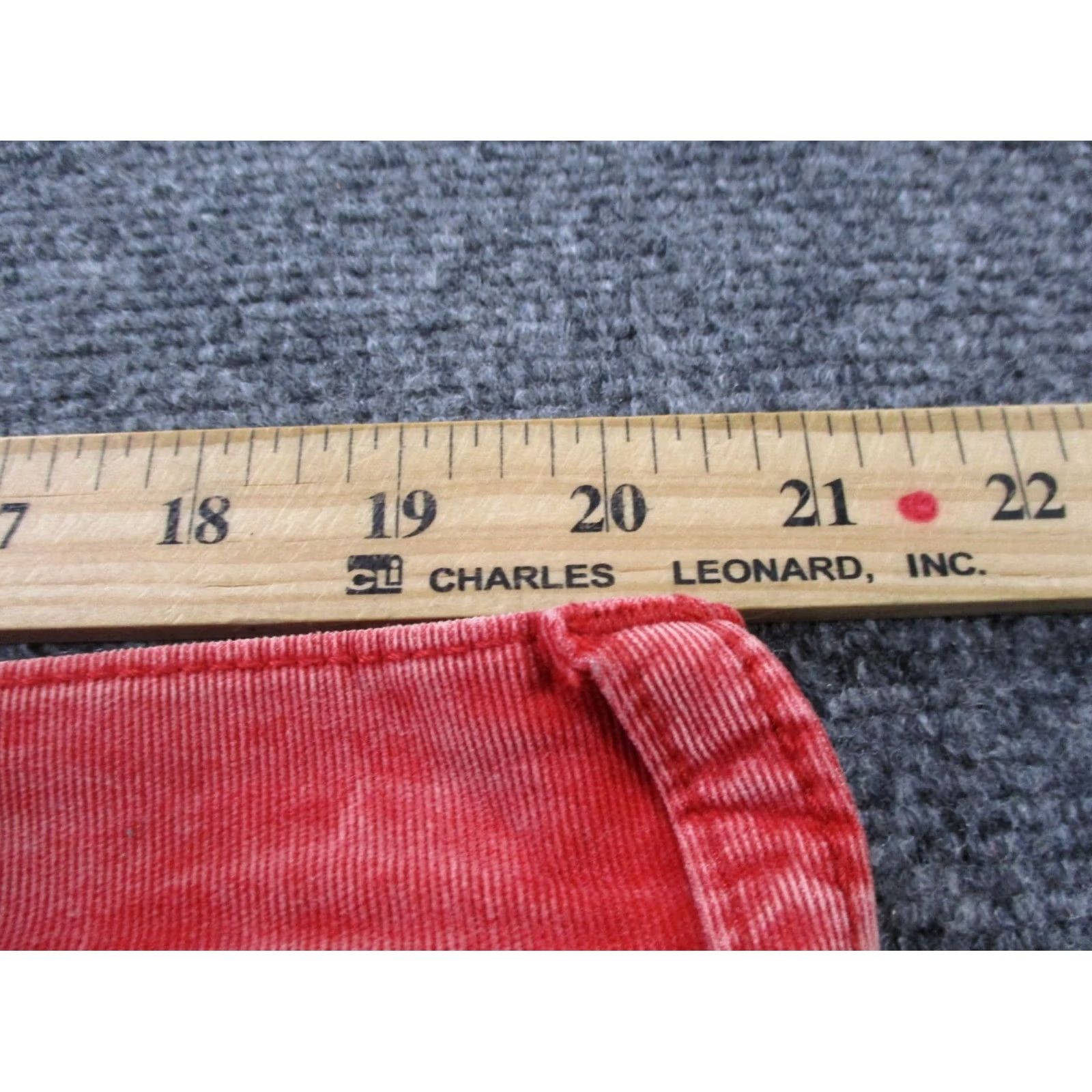 True Religion True Religion Jeans Mens 40 Red Denim Ricky Relaxed Straight Acid Wash Faded Jeans Size US 40 / EU 56 - 6 Thumbnail