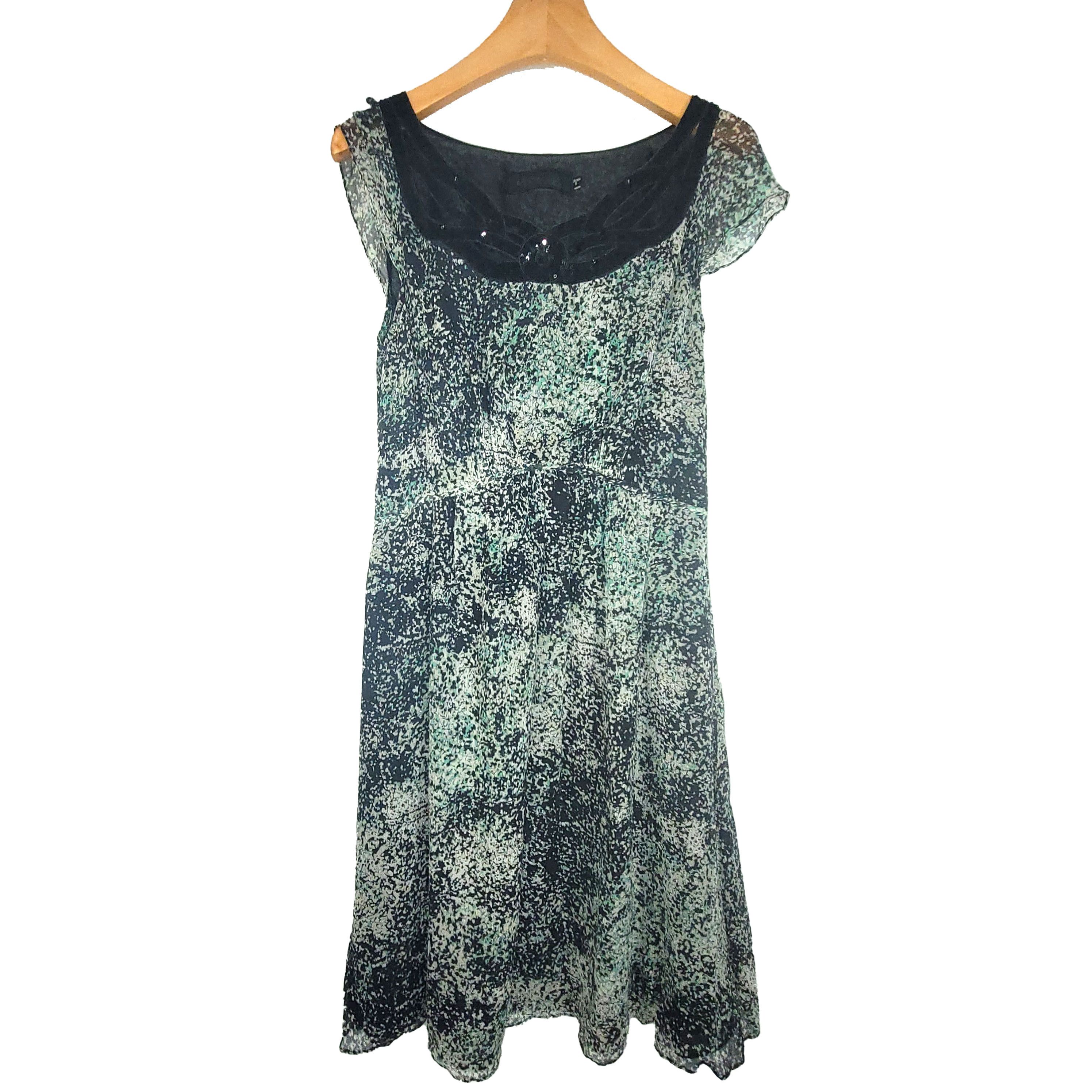Other Women's Size XXS Silk Short Sleeve Dress SAH800 Size XXS / US 00 / IT 34 - 1 Thumbnail