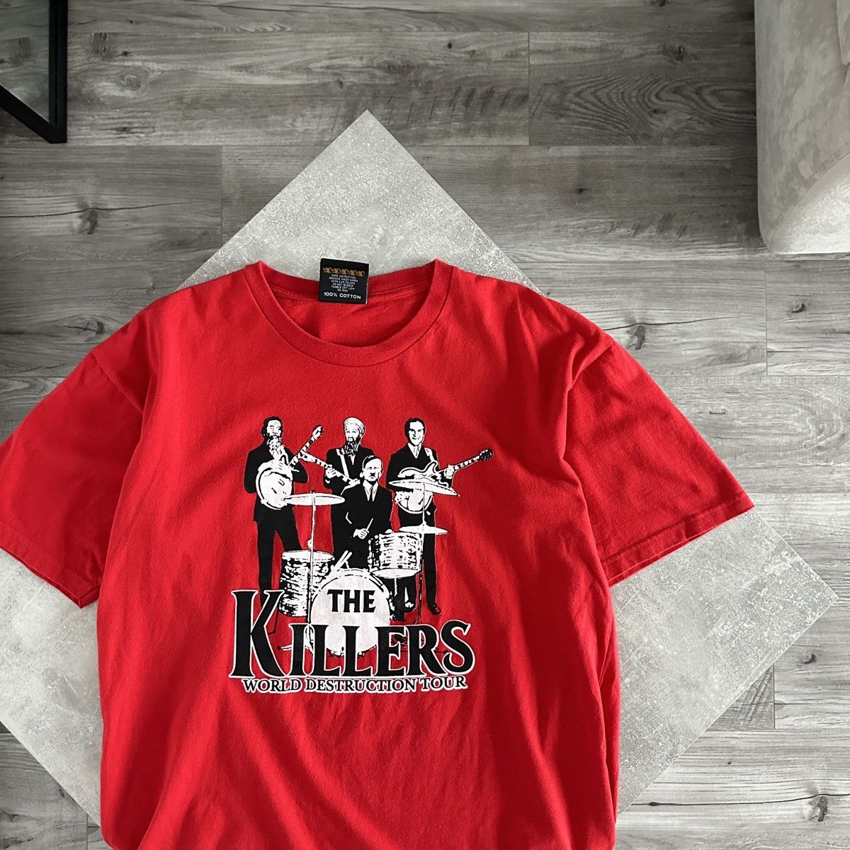 Vintage Vintage 00s y2k The Killers World Destruction tour tee humor Size US L / EU 52-54 / 3 - 2 Thumbnail