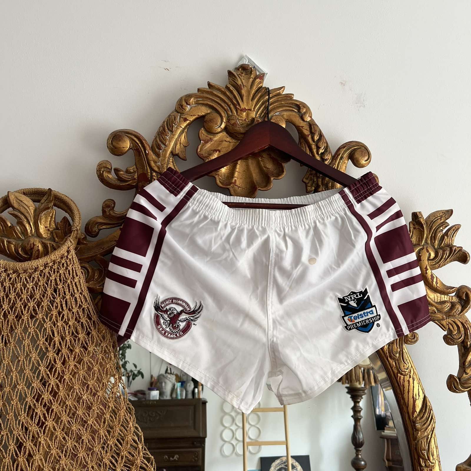 Canterbury of New Zealand × Vintage Vintage 2004 Sea Eagles Rugby Shorts NRL Sz S Size US 32 / EU 48 - 1 Thumbnail