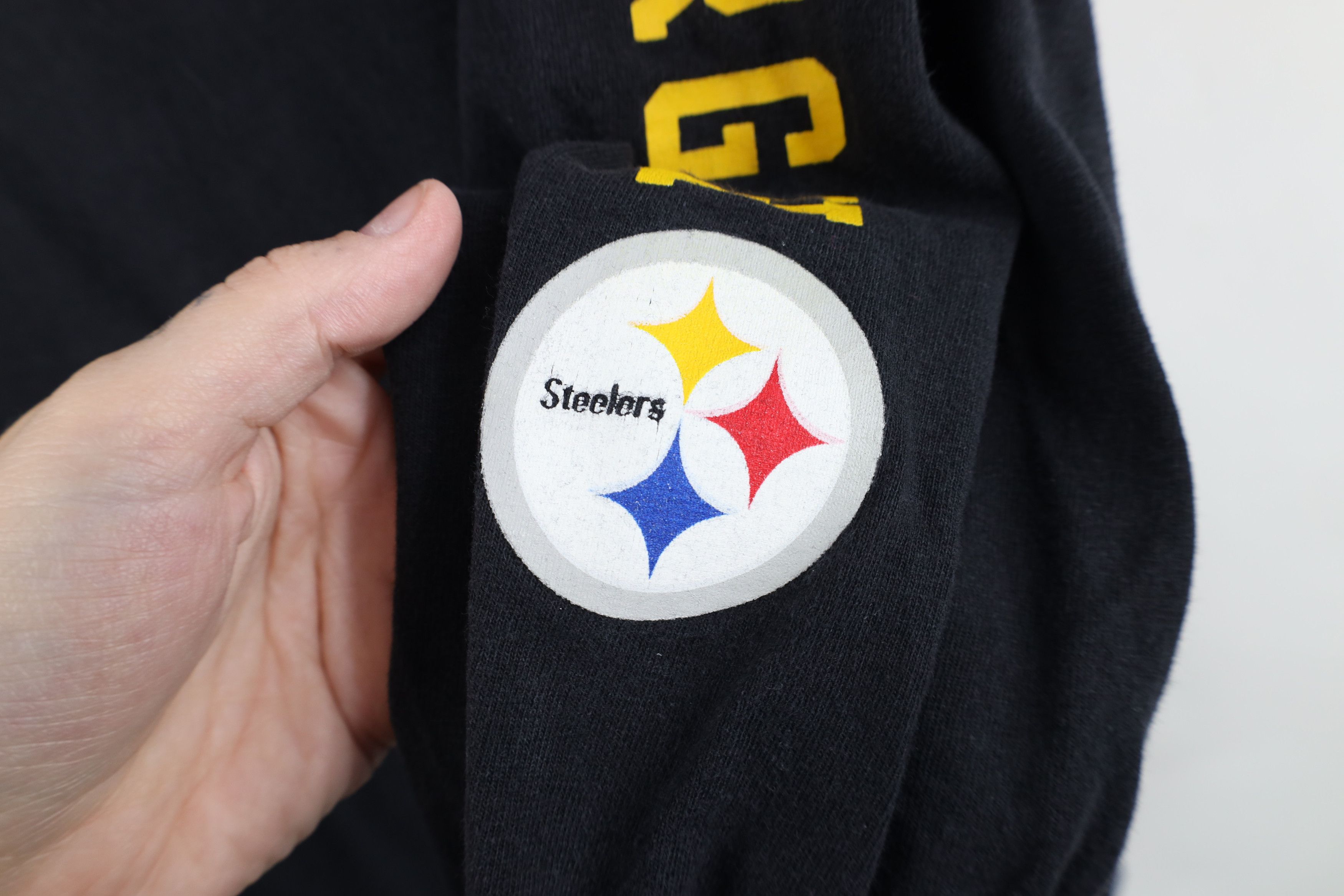 Vintage Vintage 90s Pittsburgh Steelers Football Long Sleeve T-Shirt Size US L / EU 52-54 / 3 - 6 Thumbnail