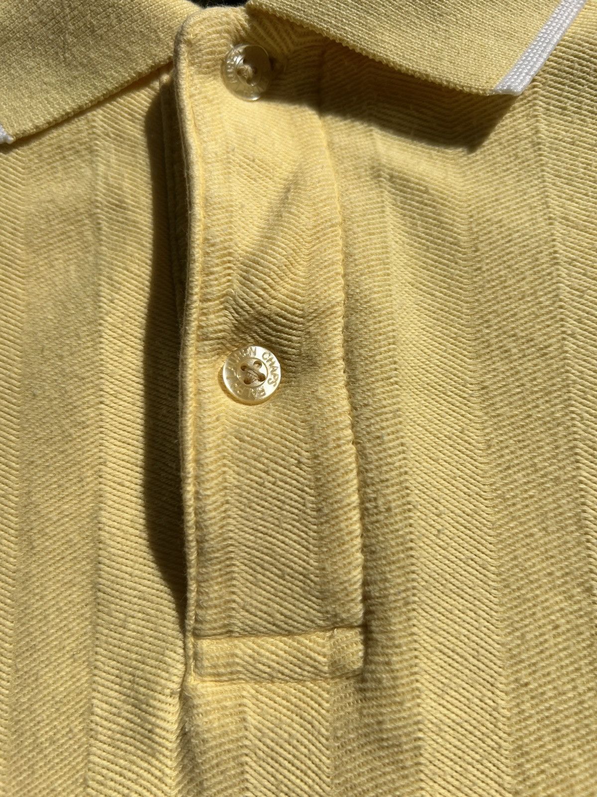 Chaps Ralph Lauren Chaps by Ralph Lauren Yellow Ribbed Cuff Polo Shirt size S Size US S / EU 44-46 / 1 - 4 Thumbnail