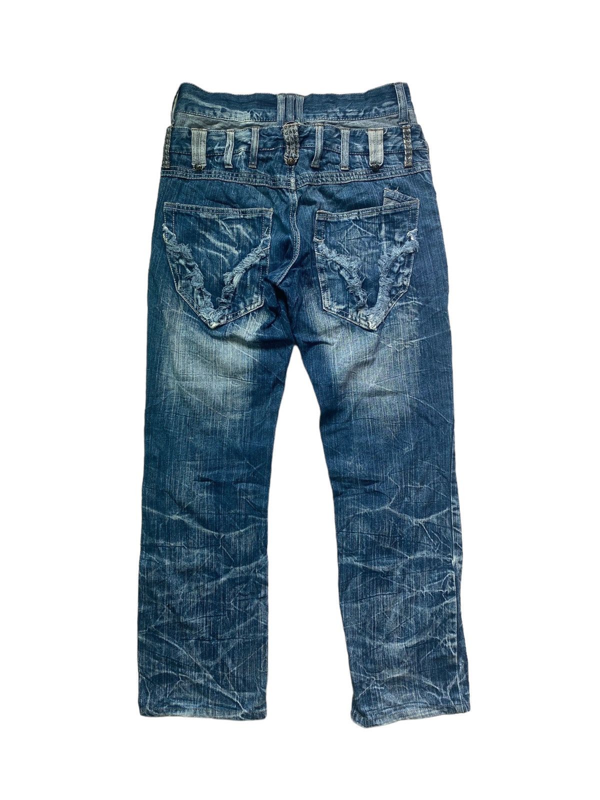 Hysteric Glamour × If Six Was Nine × Le Grande Bleu (L.G.B.) Japanese Brand Blow By Blue Double Waist Jean Size US 28 / EU 44 - 1 Thumbnail