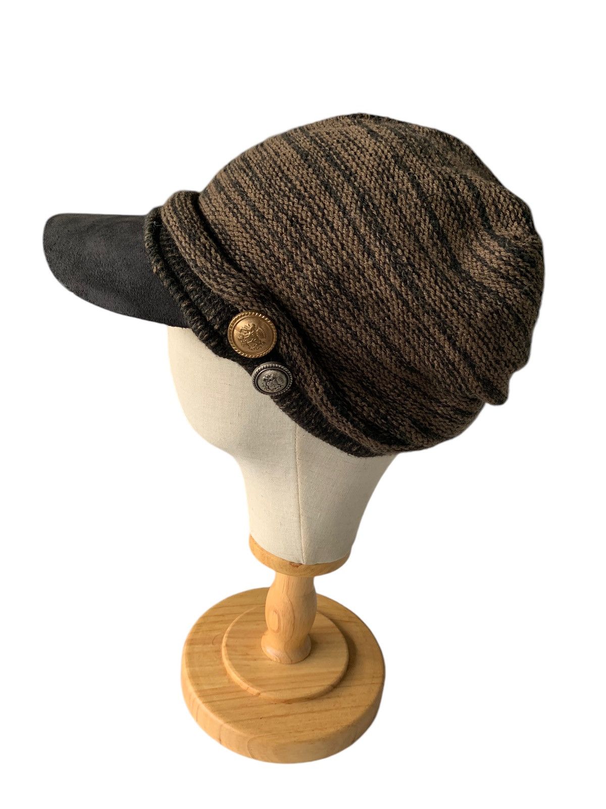 14th Addiction × Japanese Brand × Le Grande Bleu (L.G.B.) Punk Bondage Style slouchy Knit Hats Size ONE SIZE - 2 Thumbnail