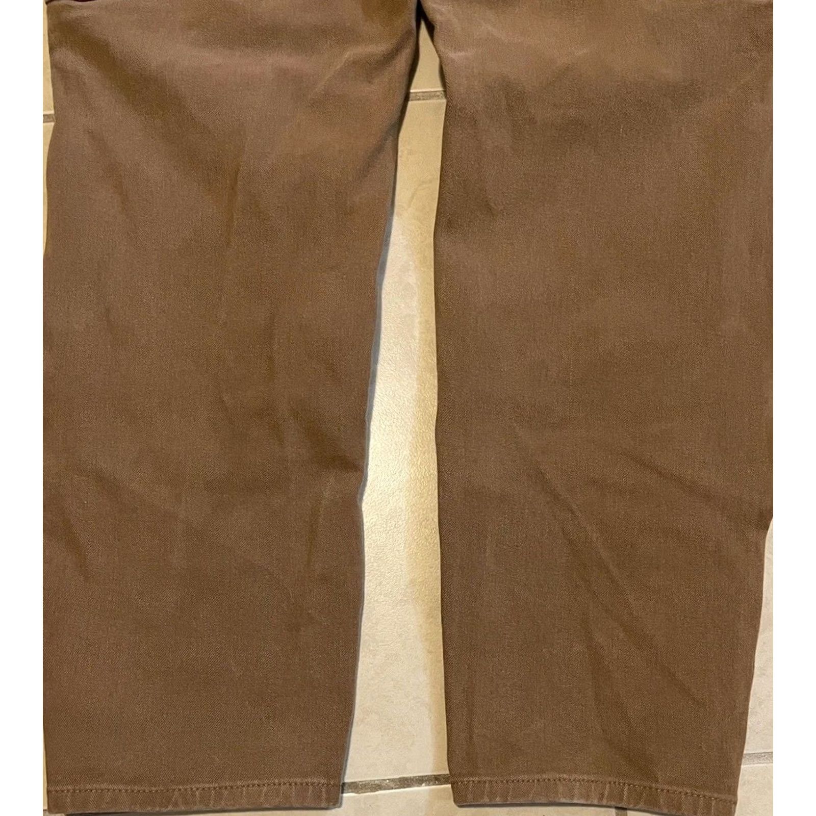 Carhartt VINTAGE Carhartt Faded Double Knee Pants 22W Work Biker Trucker Punk Grunge WIP 90s Women Jeans Brown 30in Inseam Mens, Womens, Boys, Girls Size 40" / US 18 - 3 Thumbnail