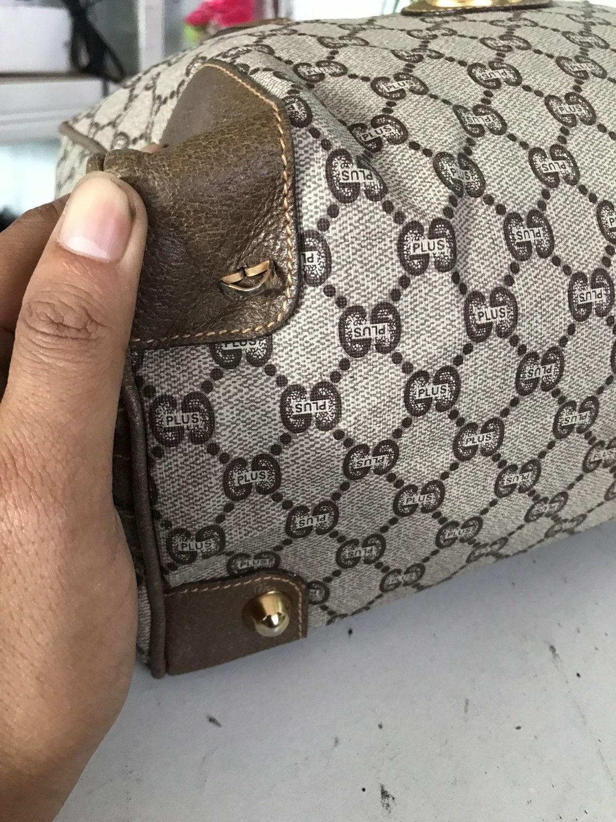 Paolo Gucci Vintage Gucci Plus GG Boston Bag Size ONE SIZE - 14 Thumbnail