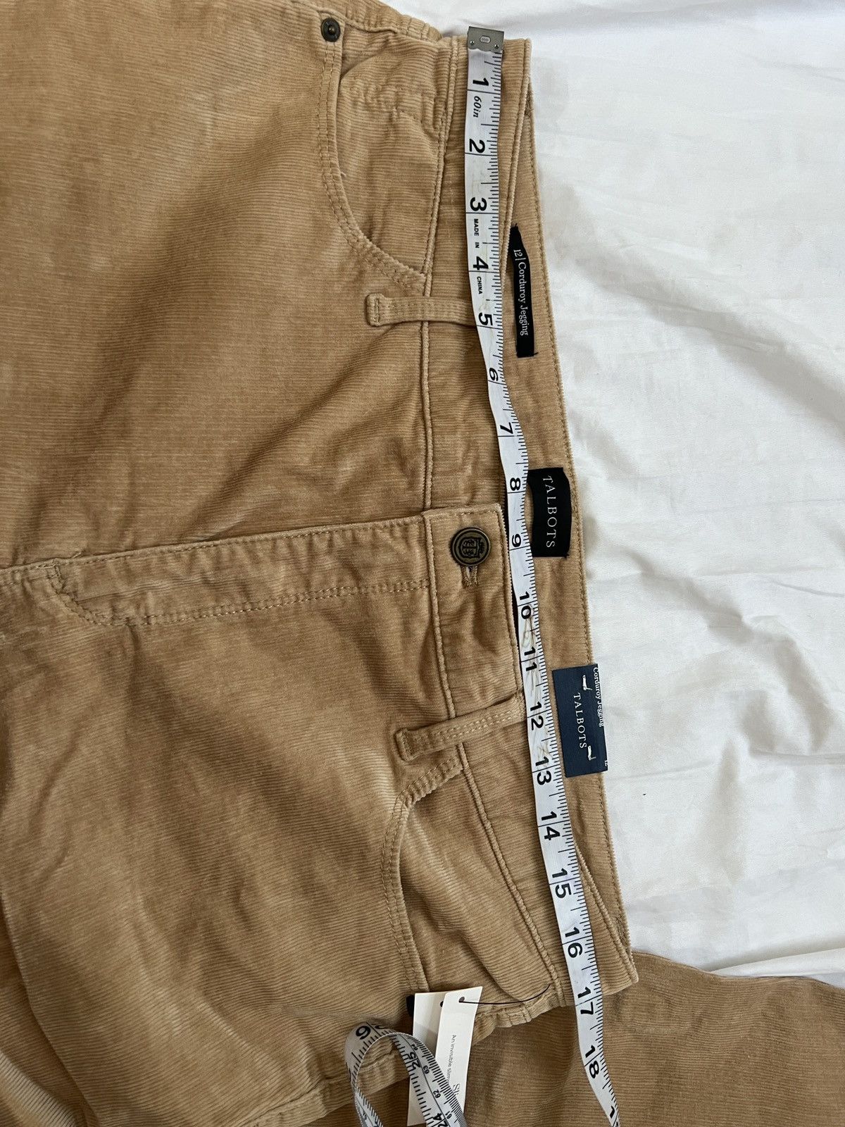 Talbots Talbots Camel/Tan Corduroy jegging Pants Size 34" / US 12 / IT 48 - 6 Thumbnail