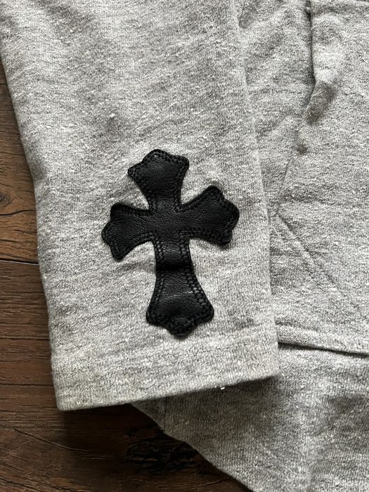 Chrome Hearts Chrome hearts cross patch quarter zip hoodie | Grailed