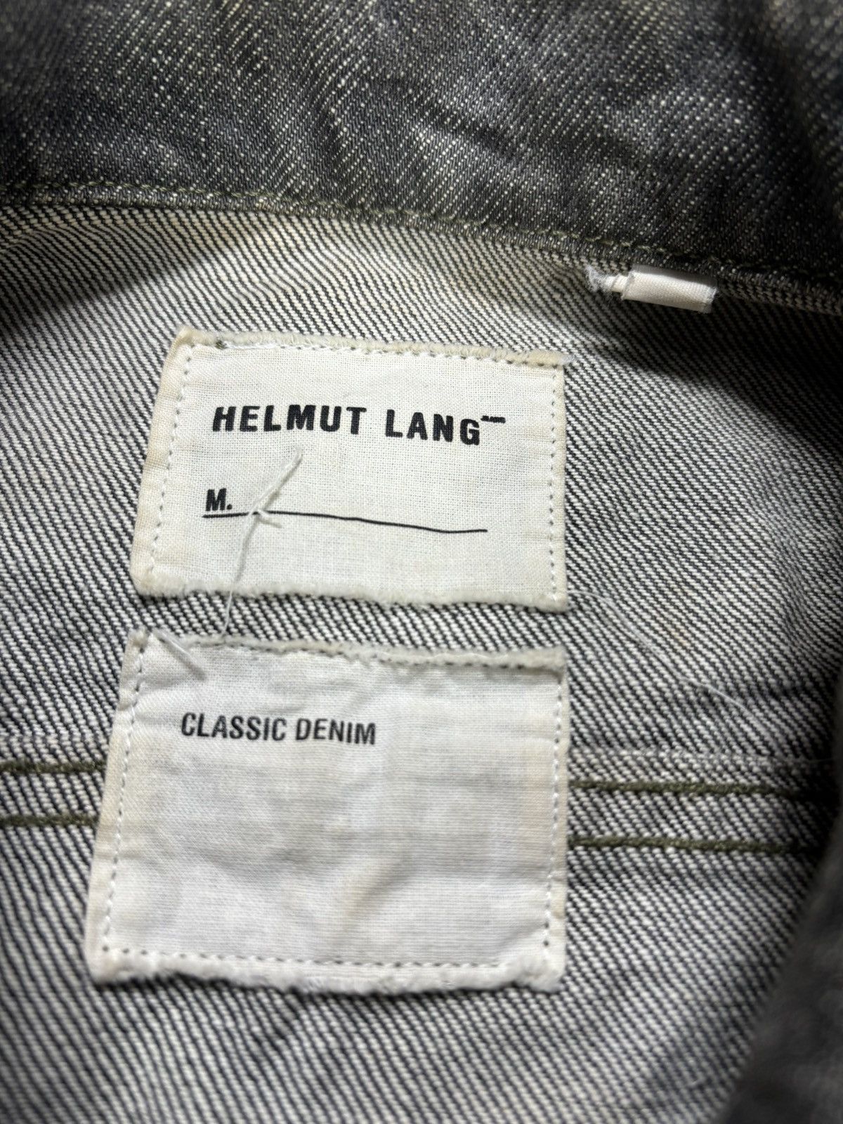 Helmut Lang Vintage 90’s Helmut Lang Trucker Denim Jacket. J0147 Size US M / EU 48-50 / 2 - 5 Thumbnail