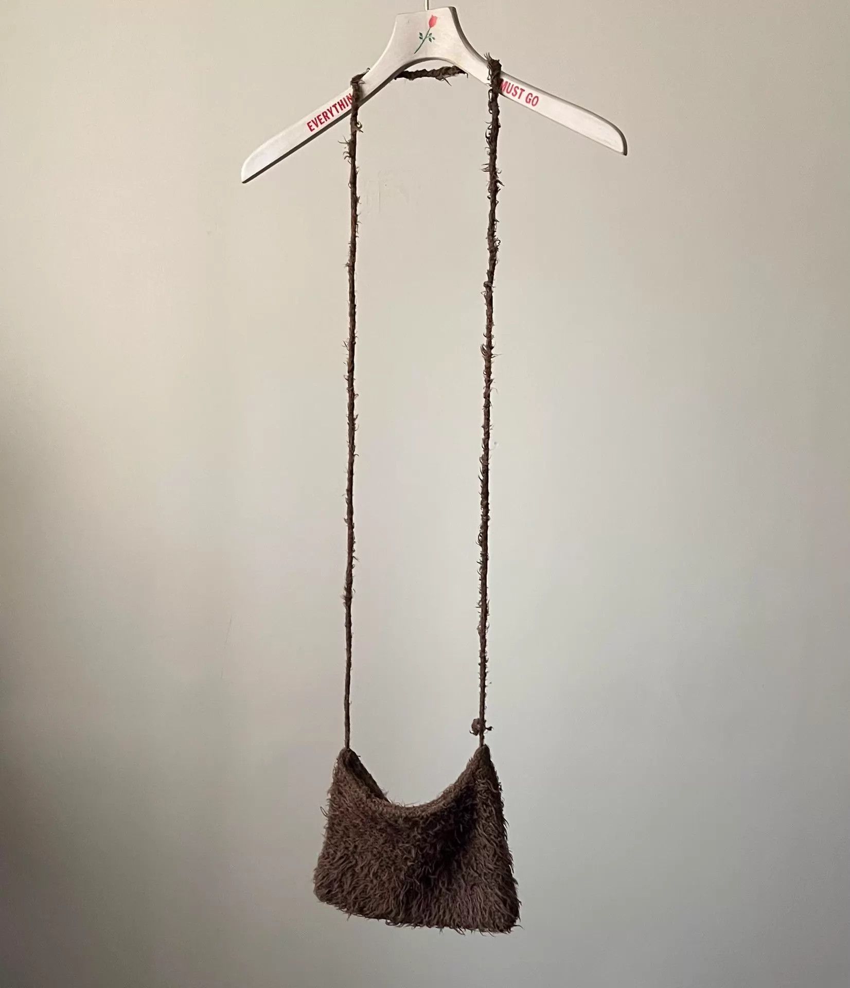 Number (N)ine Number Nine 03AW Grunge Knit Crossbody Bag Size ONE SIZE - 1 Thumbnail