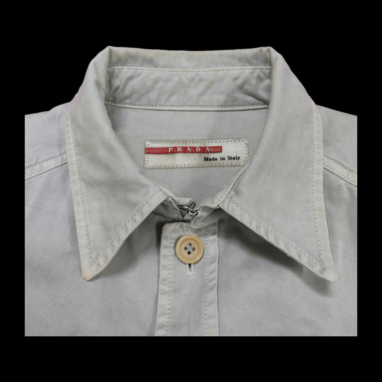 Prada PRADA SS13 Cotton Twill Sport Overshirt Jacket Size US L / EU 52-54 / 3 - 7 Thumbnail
