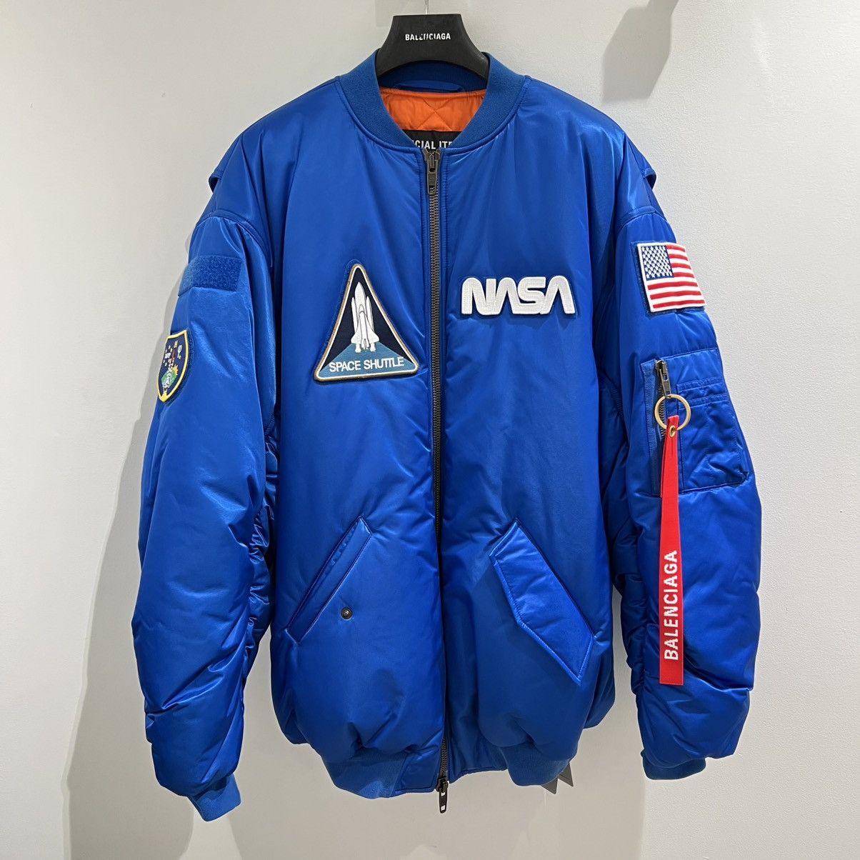 Balenciaga Balenciaga NASA Oversized Jacket Size US XL / EU 56 / 4 - 2 Thumbnail