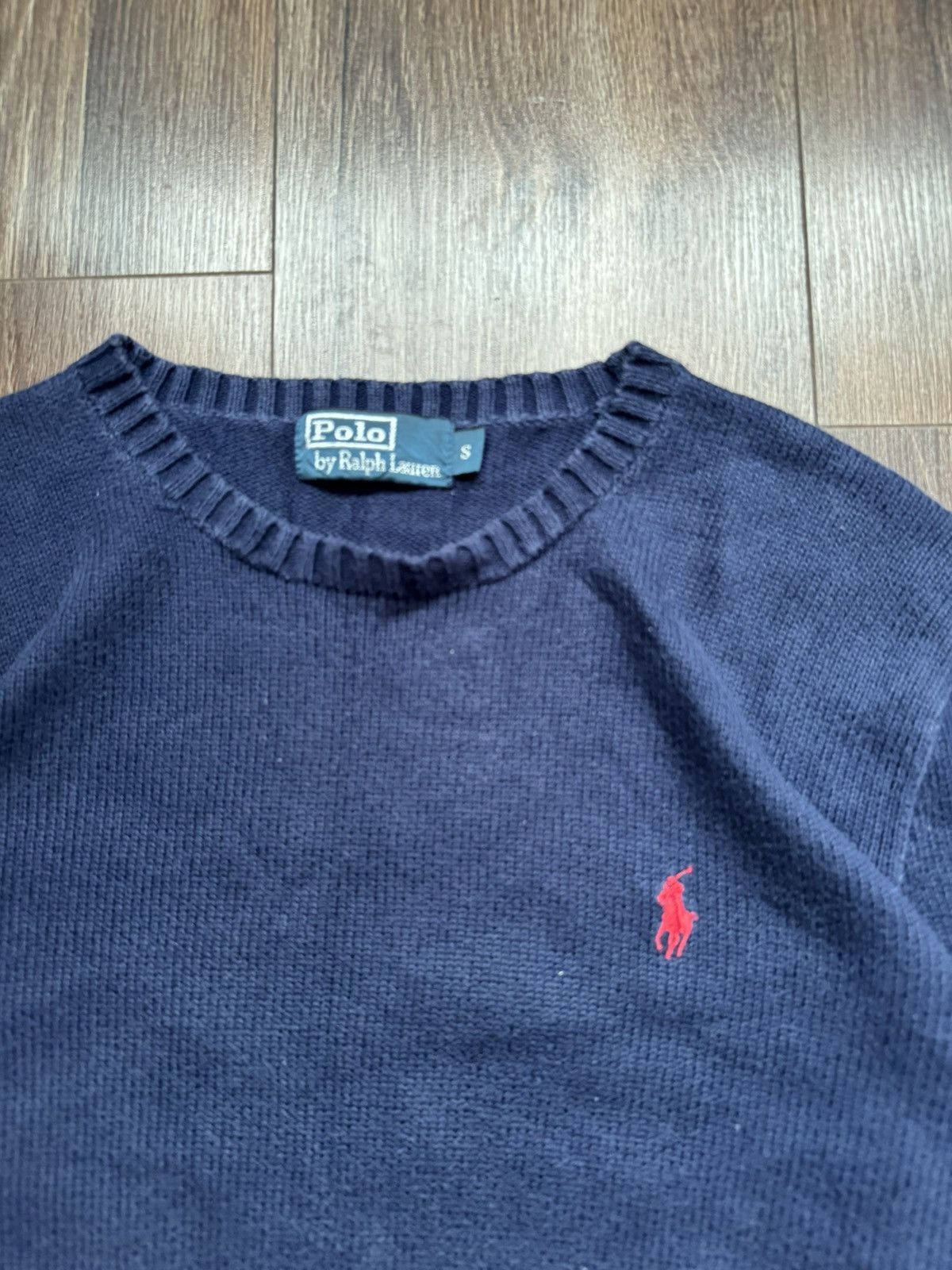 Polo Ralph Lauren Polo Ralph Lauren men’s Small knitted navy blue sweater Size US S / EU 44-46 / 1 - 3 Thumbnail