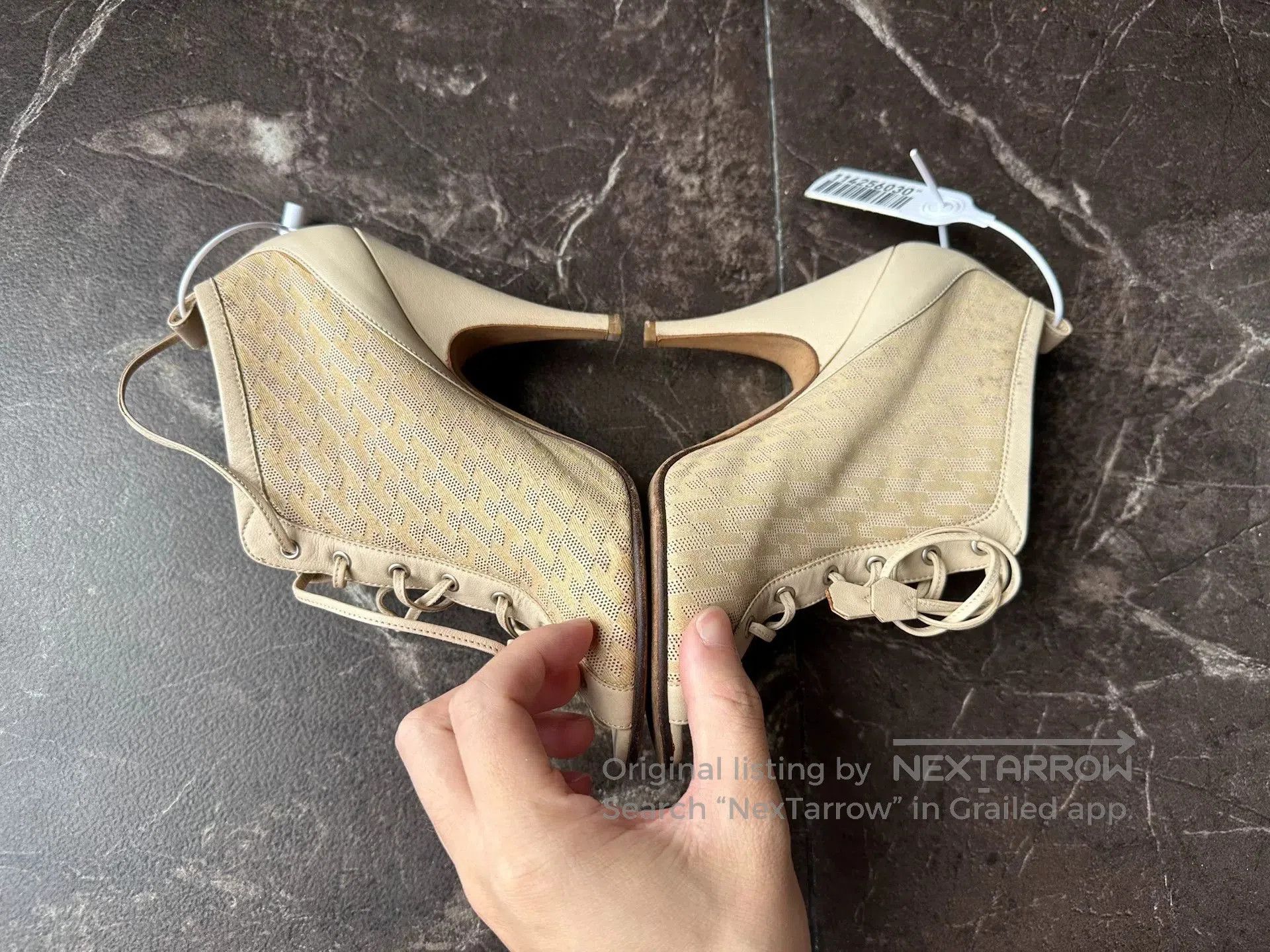Hermes Hermes Women's Peep. Size US 6.5 / IT 36.5 - 3 Thumbnail
