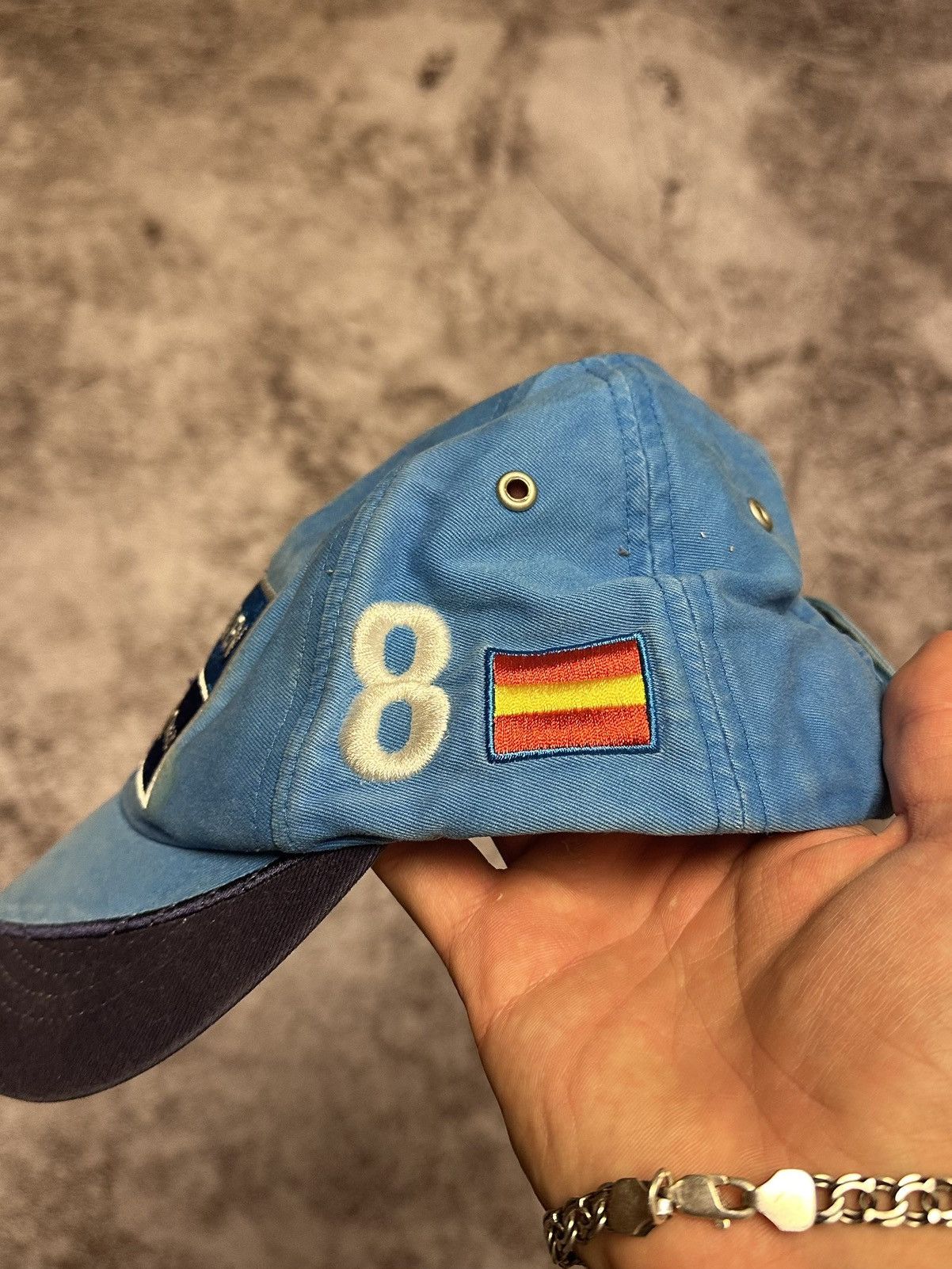Formula 1 × Gallery Dept. Vintage Seven Renault F1 Team Cap Blue Racing Hat Formula 1 Size ONE SIZE - 3 Thumbnail
