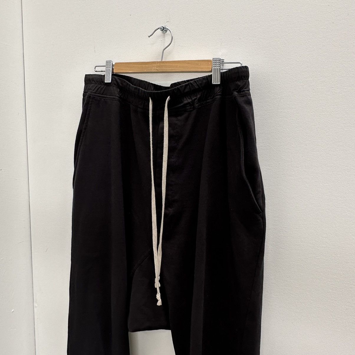Rick Owens Drkshdw Rick Owens Black Drawstring Pants Size US 36 / EU 52 - 5 Thumbnail