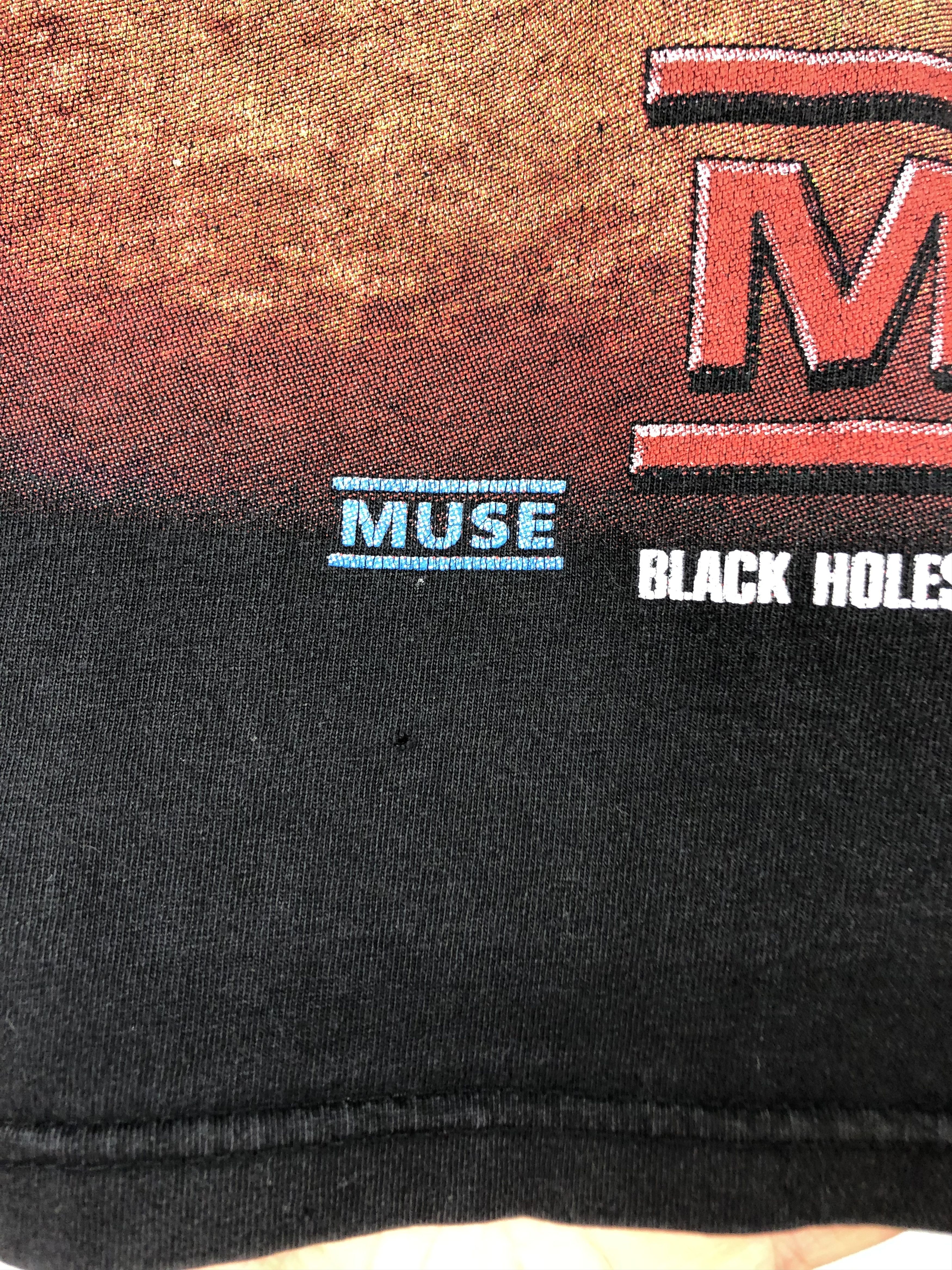 Band Tees Vintage Muse Shirt Black Hole And Revelations Tour Band Tee Size US L / EU 52-54 / 3 - 5 Thumbnail