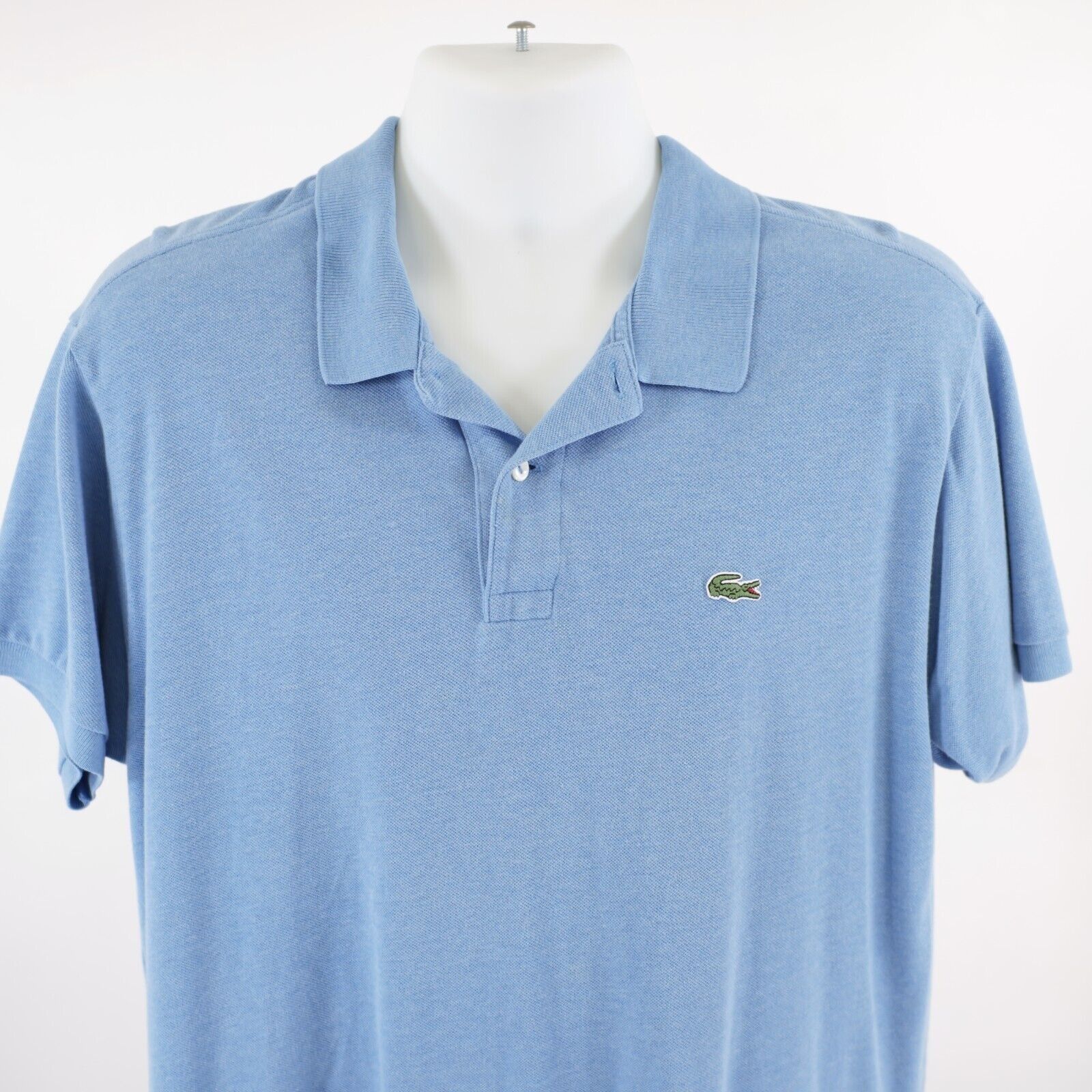 Lacoste Lacoste Classic Fit Blue Size 7 Collared Polo Shirt Short Sl Size US XL / EU 56 / 4 - 1 Thumbnail