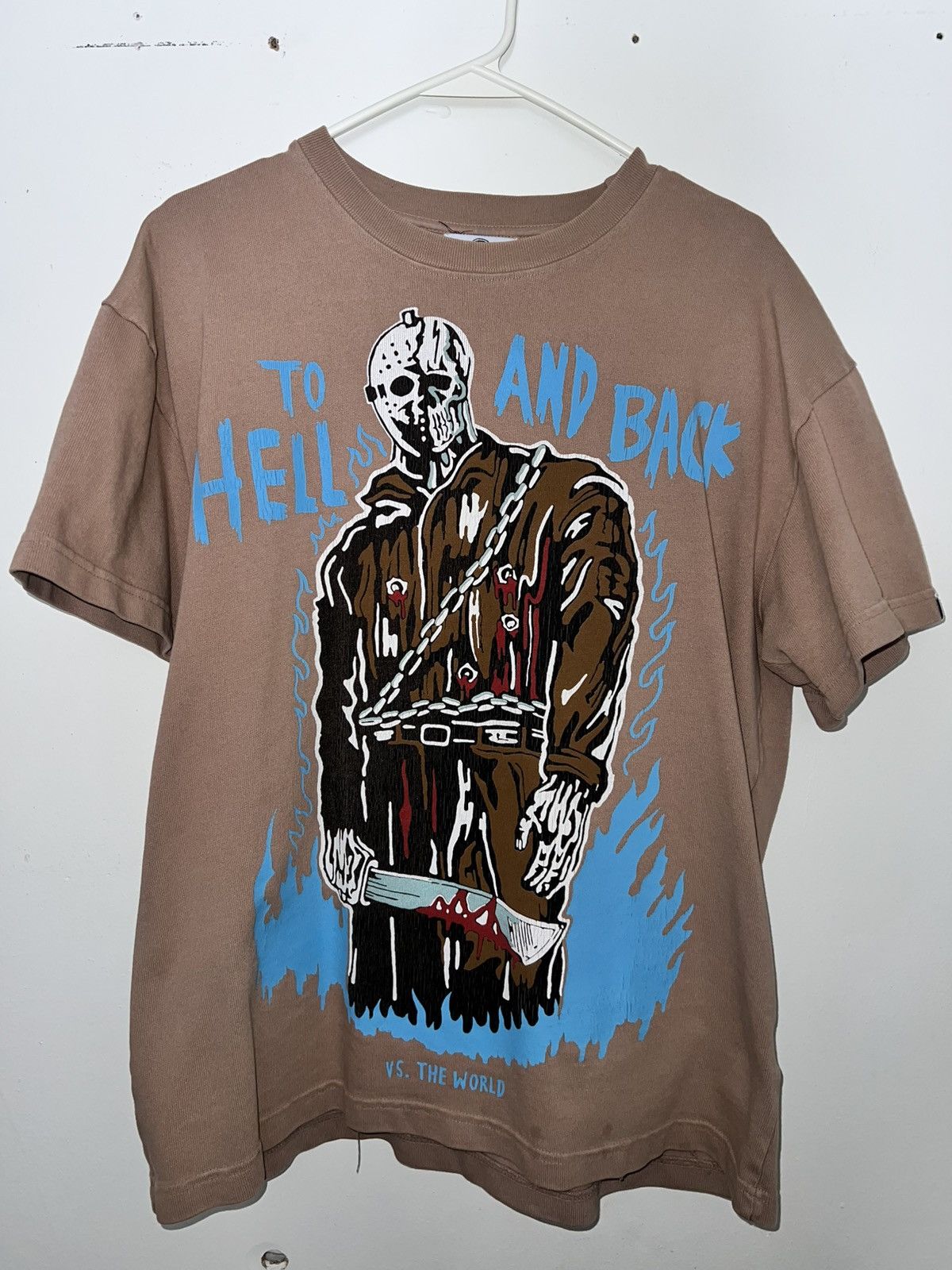 Warren Lotas Oversized To Hell and Back Jason Voorhees Tee Size US L / EU 52-54 / 3 - 1 Thumbnail