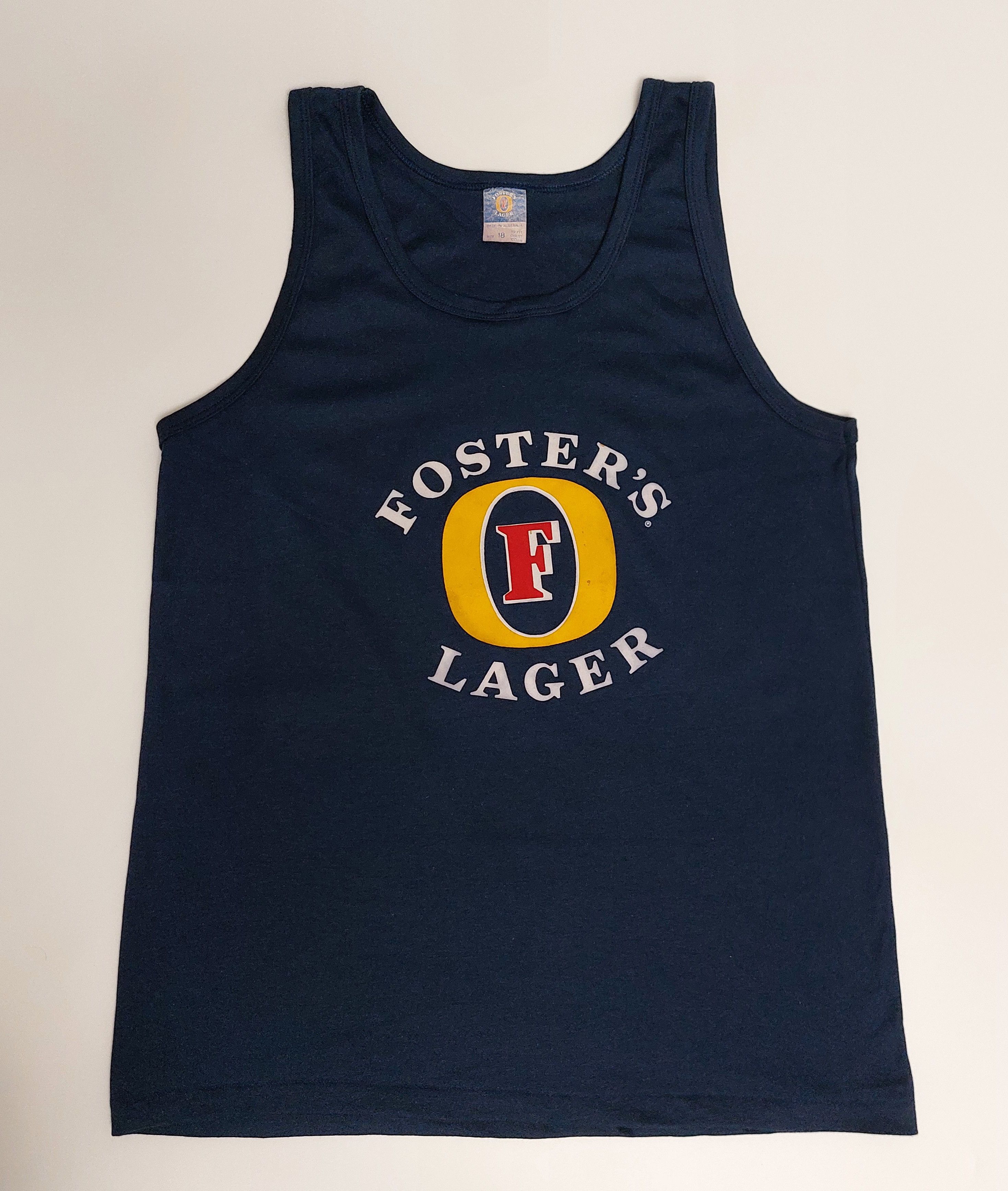 Other 1980s Foster's Lager tank top single stitch Size US M / EU 48-50 / 2 - 1 Thumbnail