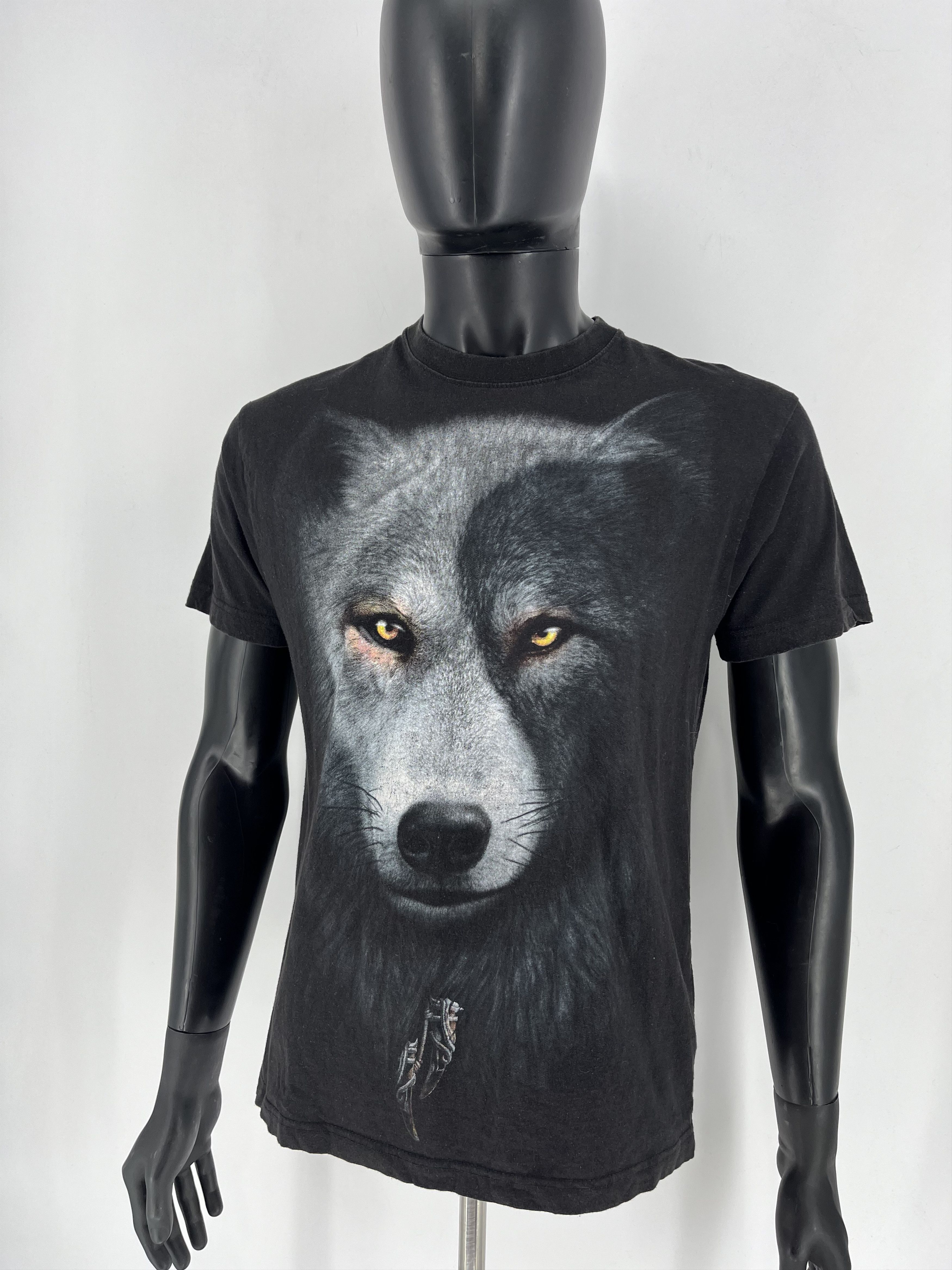 Band Tees Vintage 90s Wolf Face Boxy Fit Tee Toys Rock Spiral Size M Size US M / EU 48-50 / 2 - 6 Thumbnail