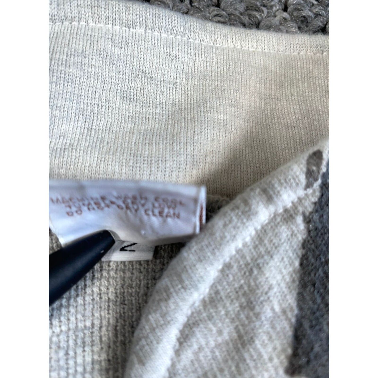 Vintage VINTAGE Odile Polar Bear Pattern Cardigan Sweater Women's 2 Gray Cotton Lightweight Casual Size XS / US 0-2 / IT 36-38 - 5 Thumbnail