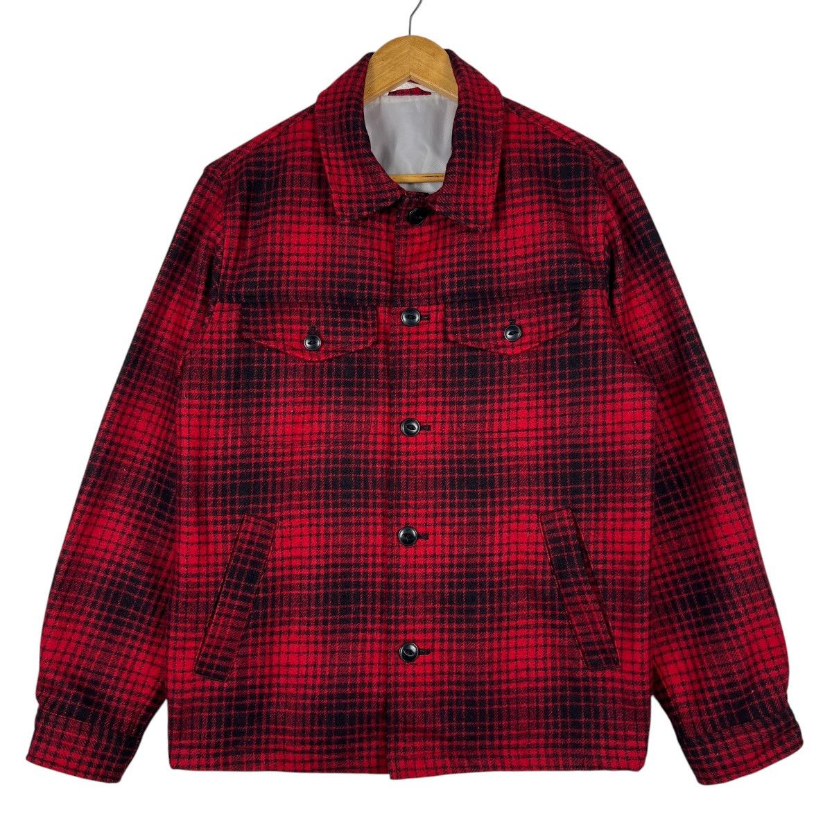 Japanese Brand 🔥 VINTAGE JAPANESE CPO PLAID SHIRT JACKET Size US M / EU 48-50 / 2 - 1 Thumbnail