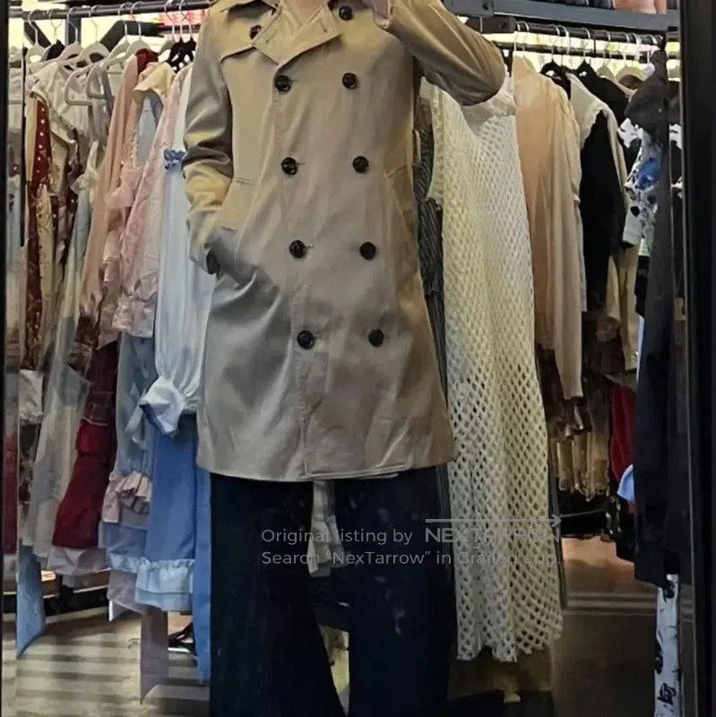 Fendi Fendi Beige Cotton Women's Trench Coat . Size XS / US 0-2 / IT 36-38 - 3 Thumbnail