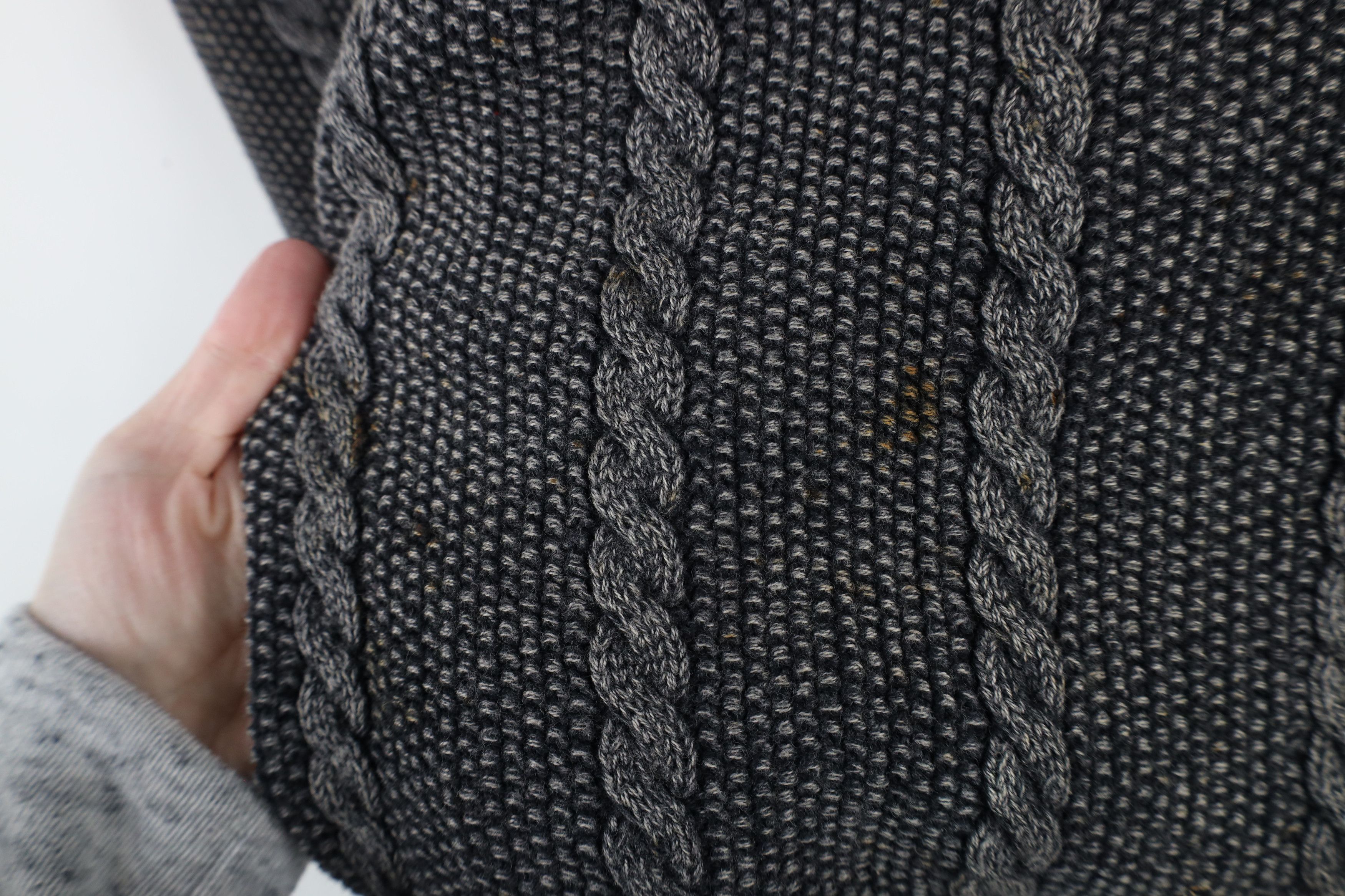 Vintage Vintage 90s CP Company Massimo Osti Cable Knit Sweater Size US L / EU 52-54 / 3 - 5 Thumbnail