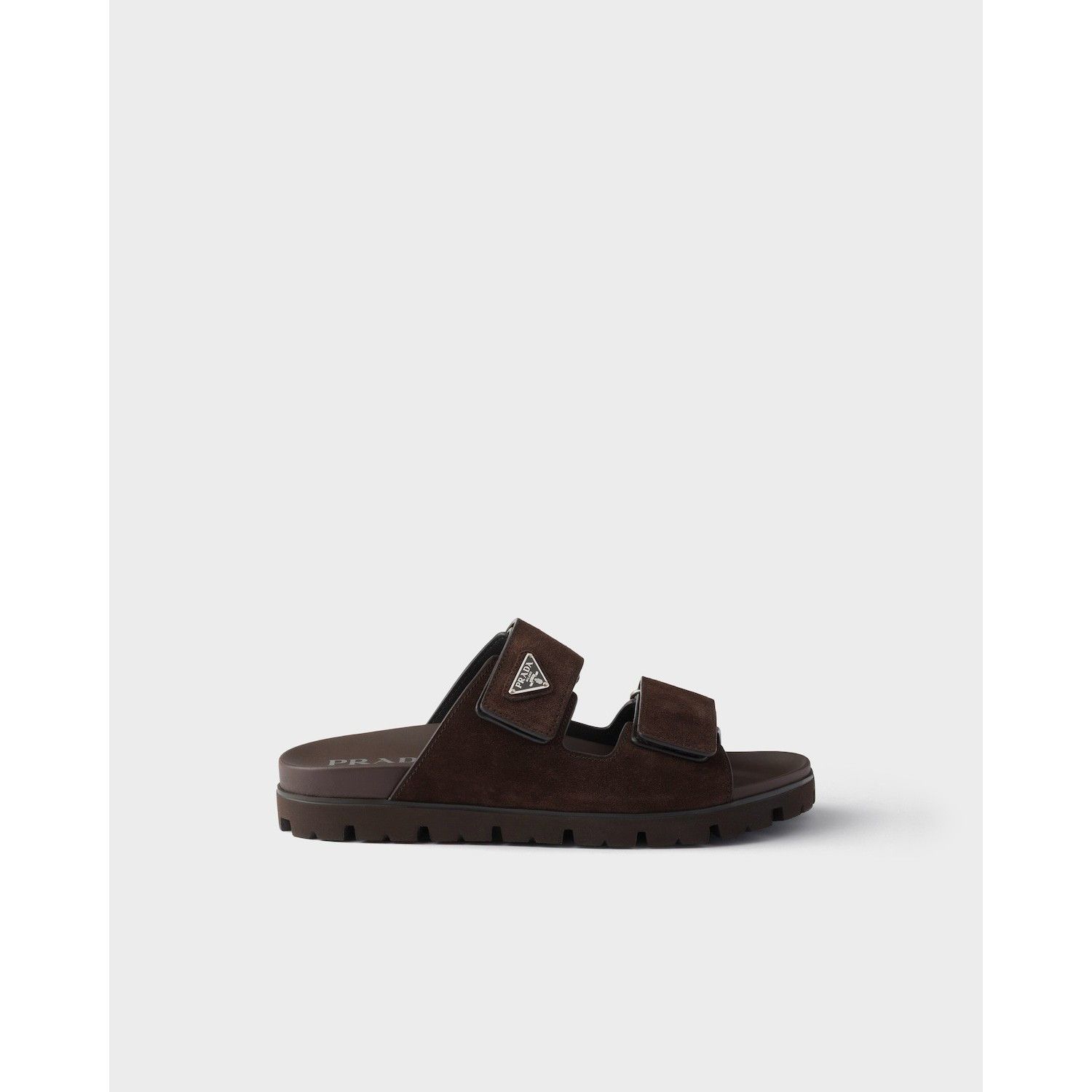 Prada PRADA $1250 Dark Brown Suede Sandals New & Authentic (Men's Size US 9 / EU 42 - 5 Thumbnail
